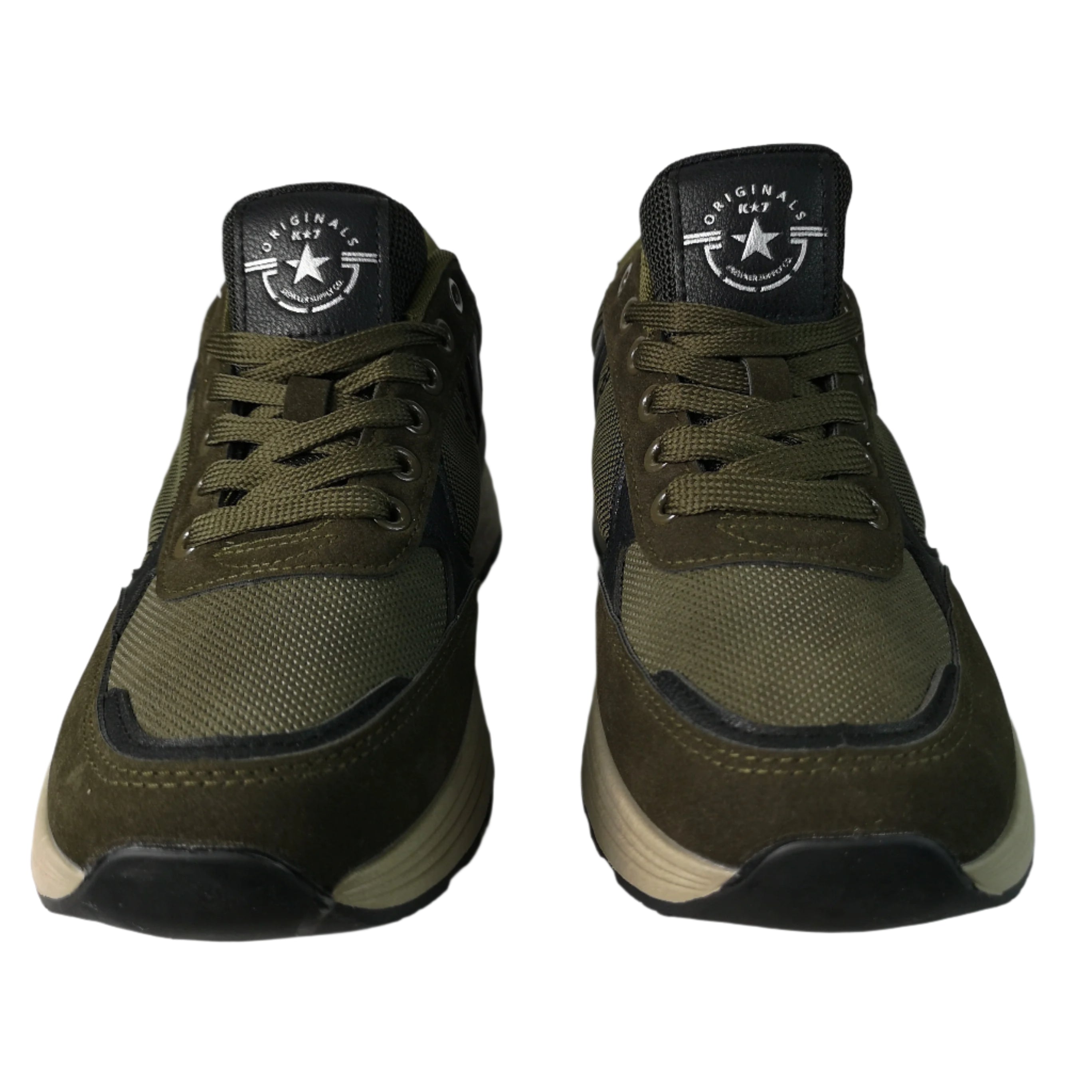 K Star 7 Harlin Olive Smart Casual Sneaker