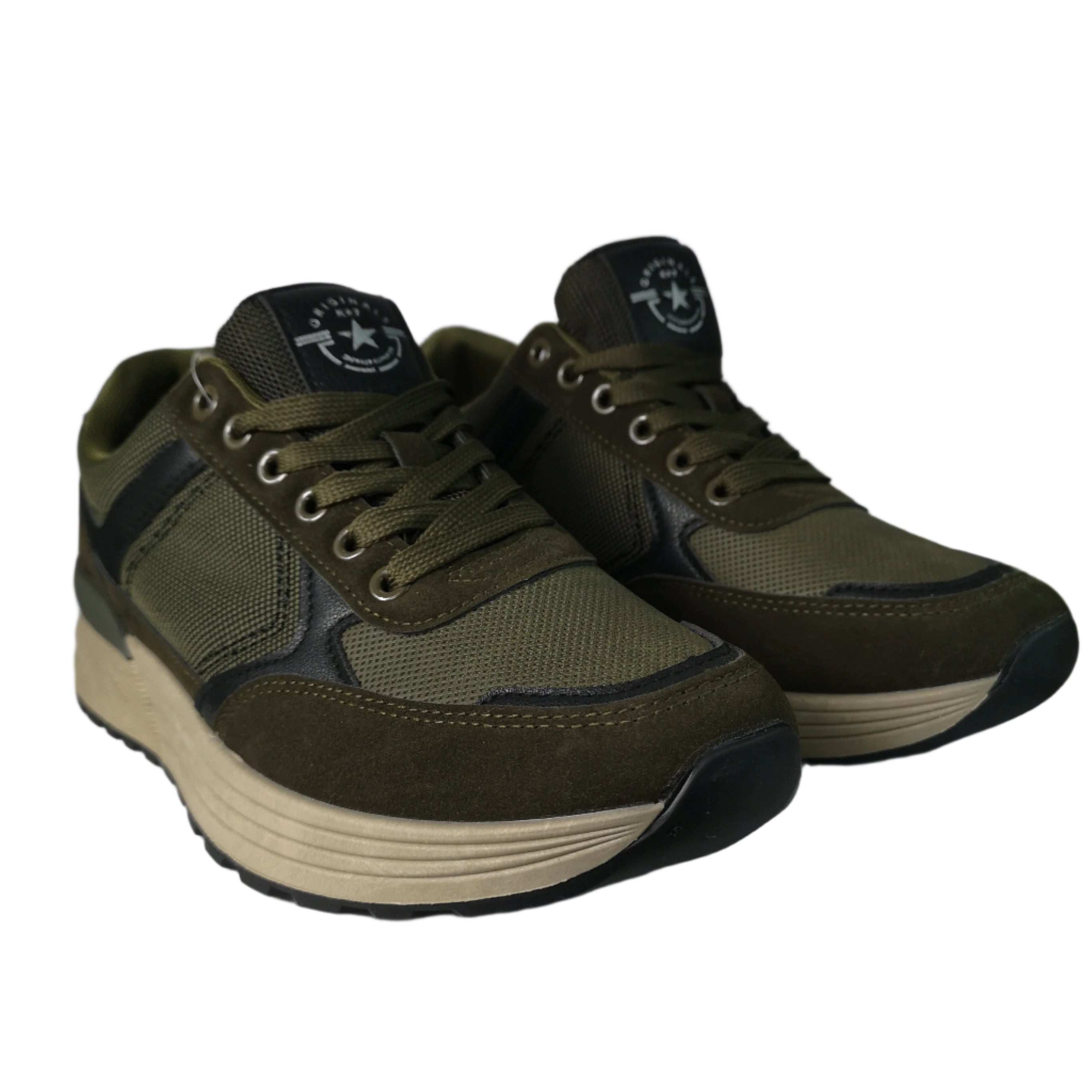 K Star 7 Harlin Olive Smart Casual Sneaker