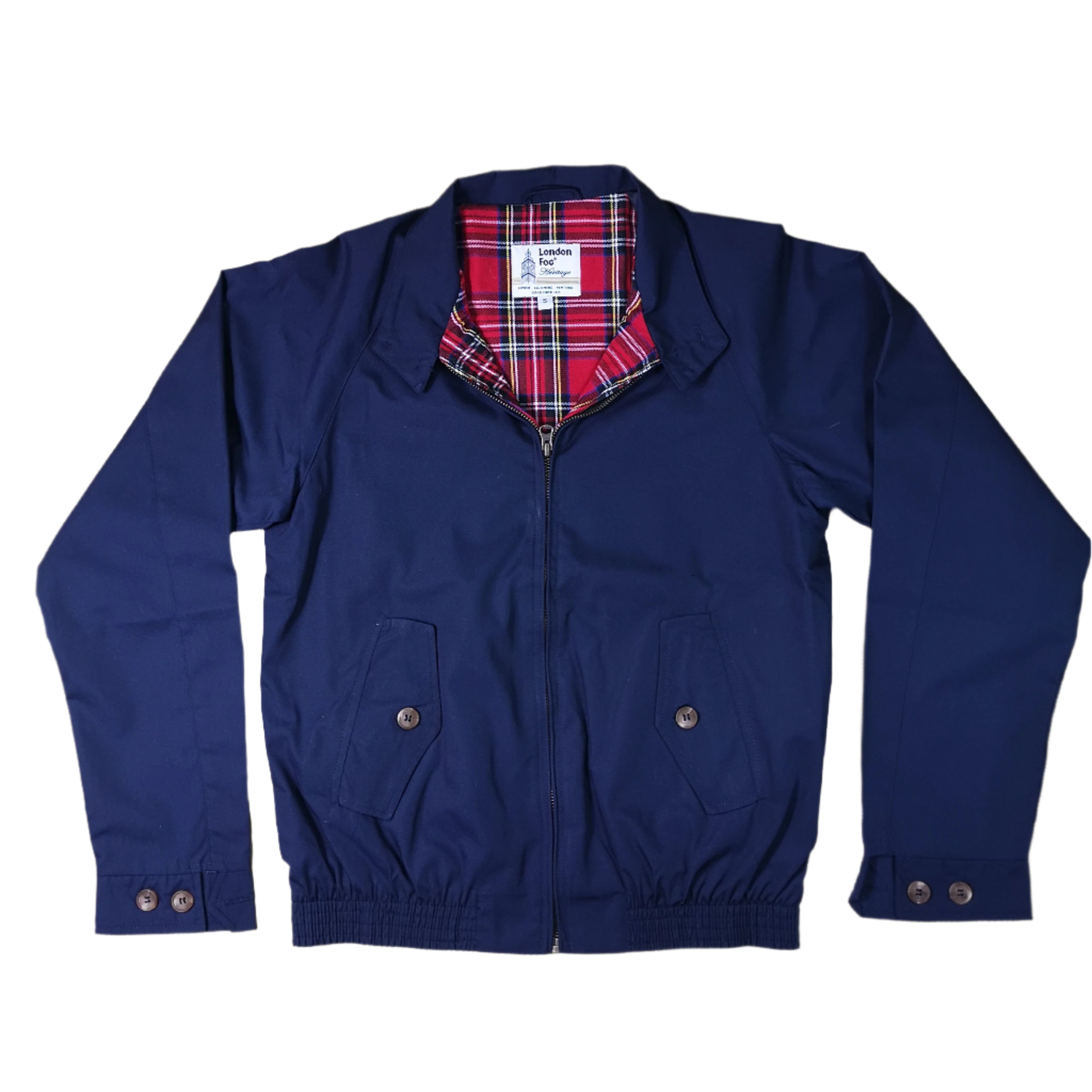 LONDON FOG HARRINGTON NAVY JACKET