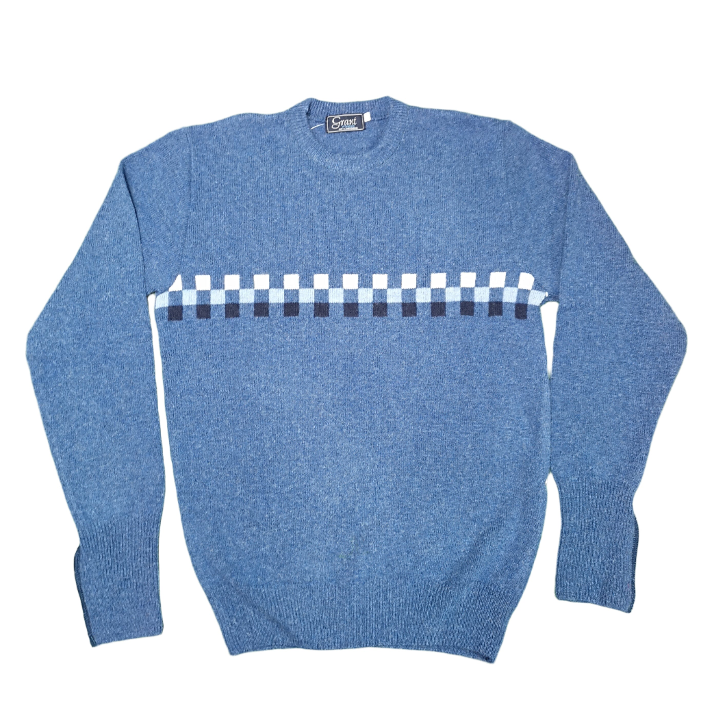Grant of Scotland Small Block Ribbon LambsWool Knitwear