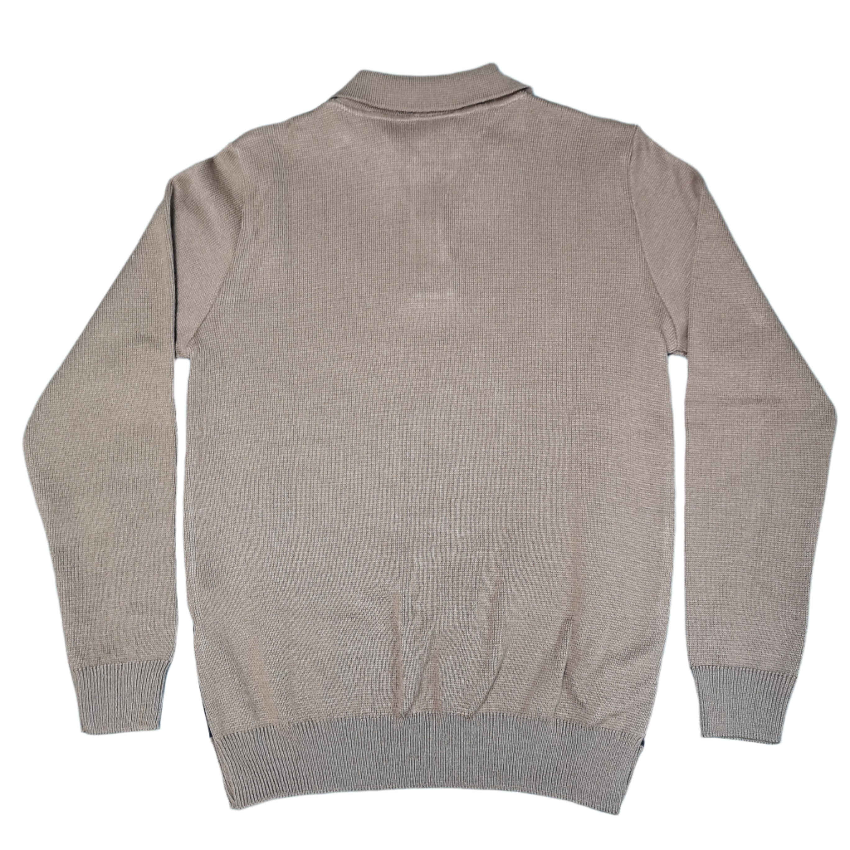 Rob Roy Tan Block Golfer Knitwear