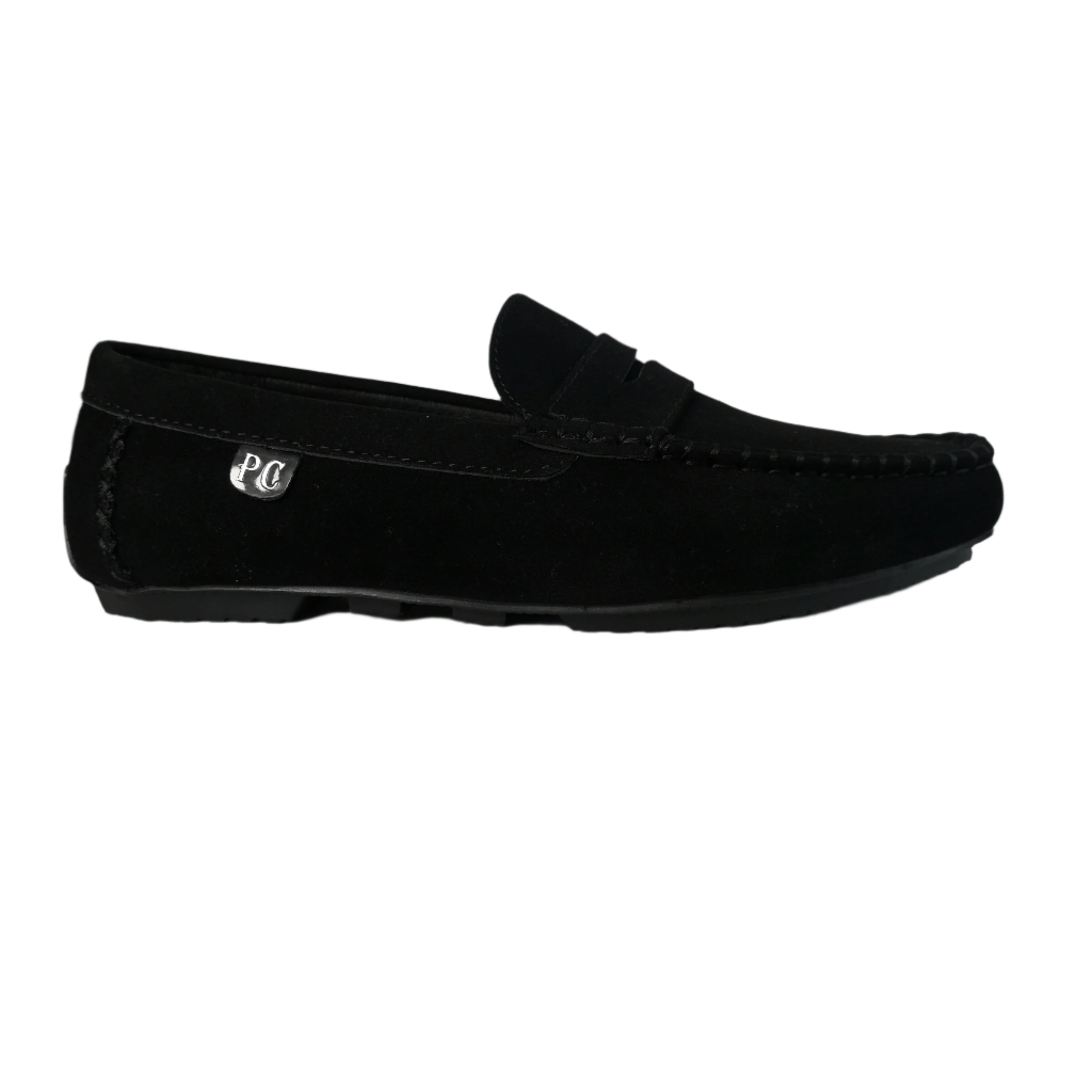 P.Crouch & CO Black Carvella Suede