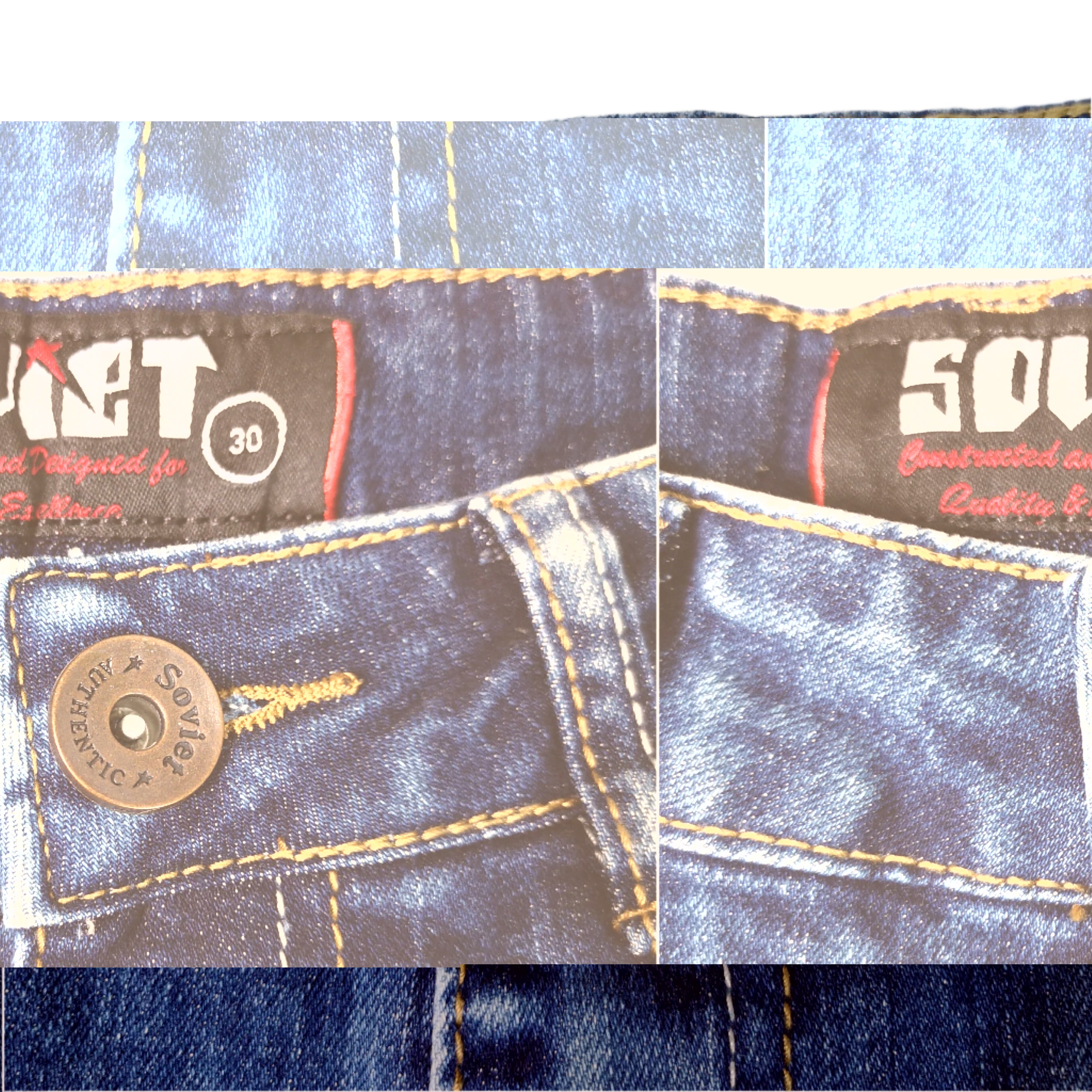 SOVIET Indigo Denim Shorts