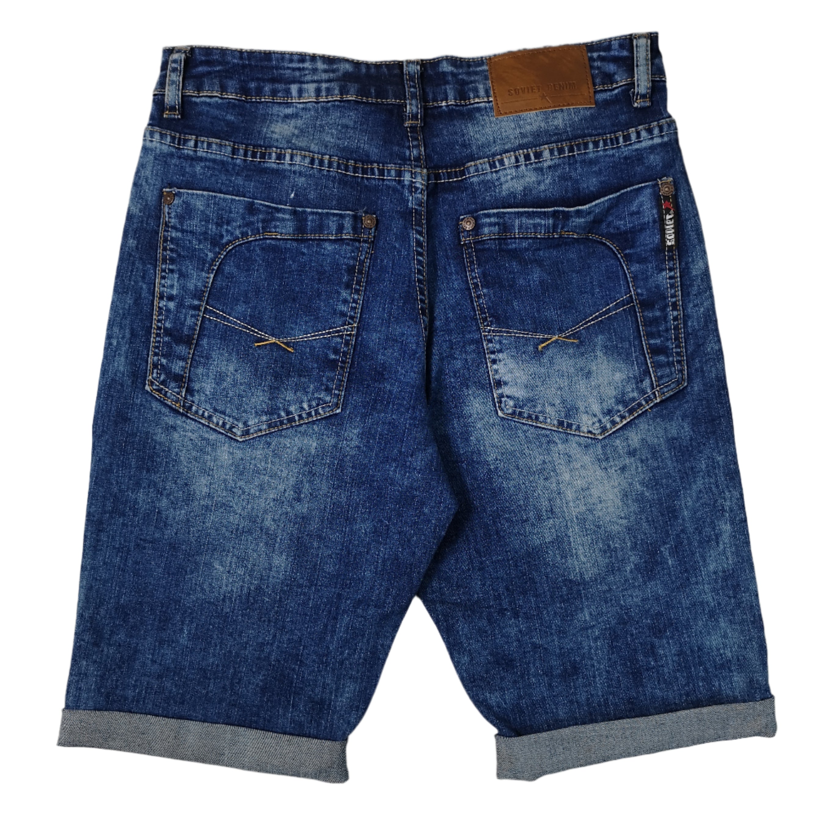 SOVIET Indigo Denim Shorts