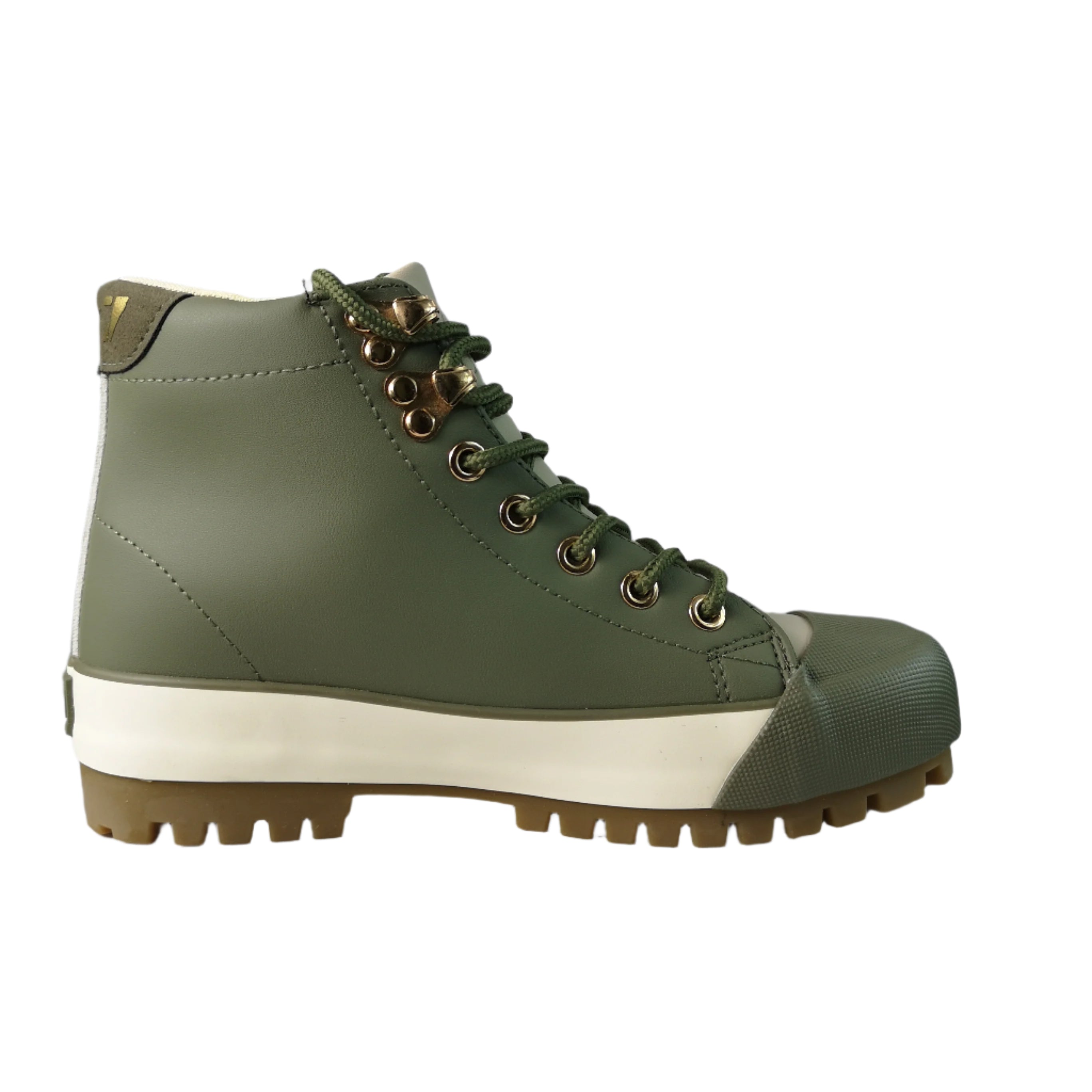 K Star 7 Caprio Lacos Olive Ladies Sneaker Boot