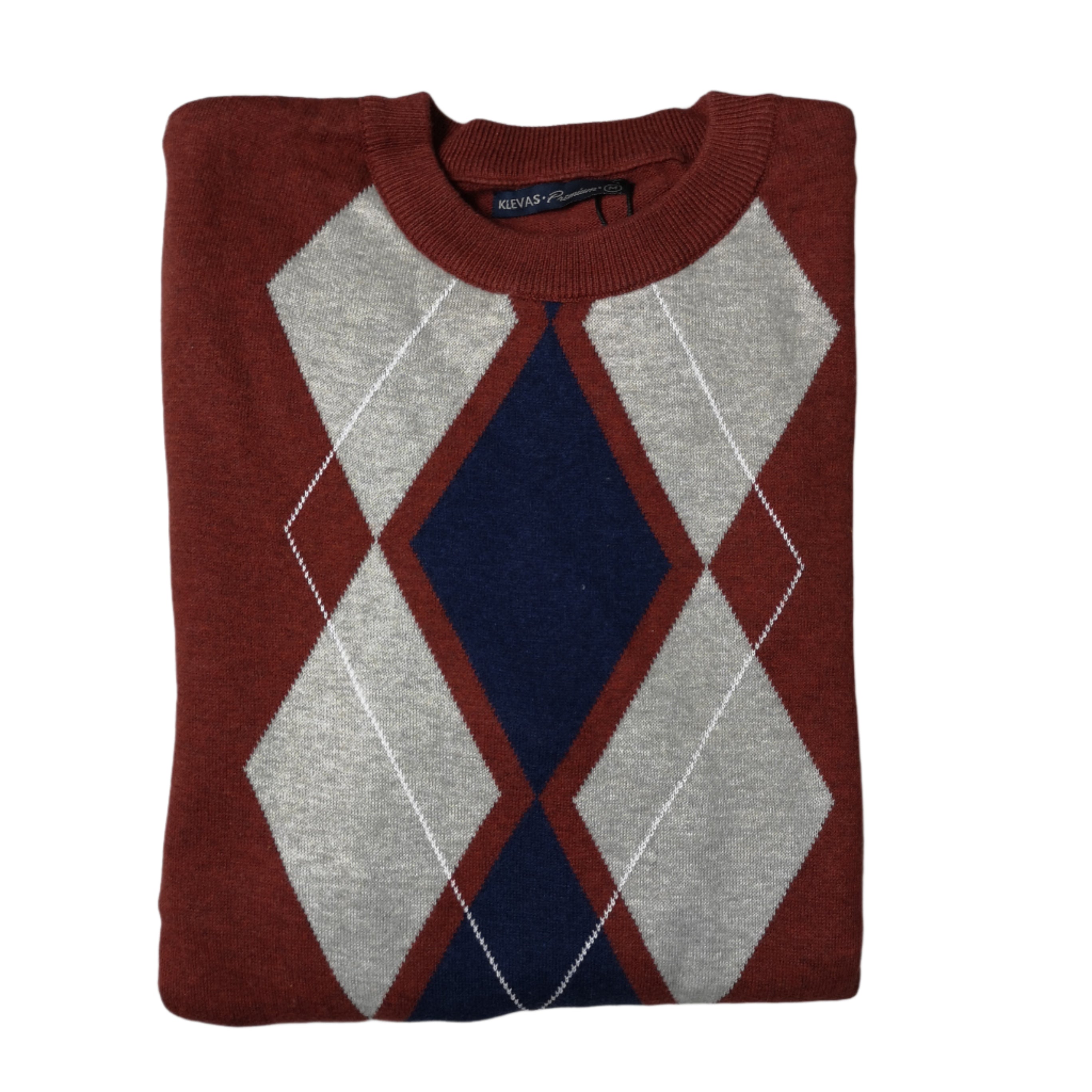 Klevas Premium Park Rust Knitwear Jersey