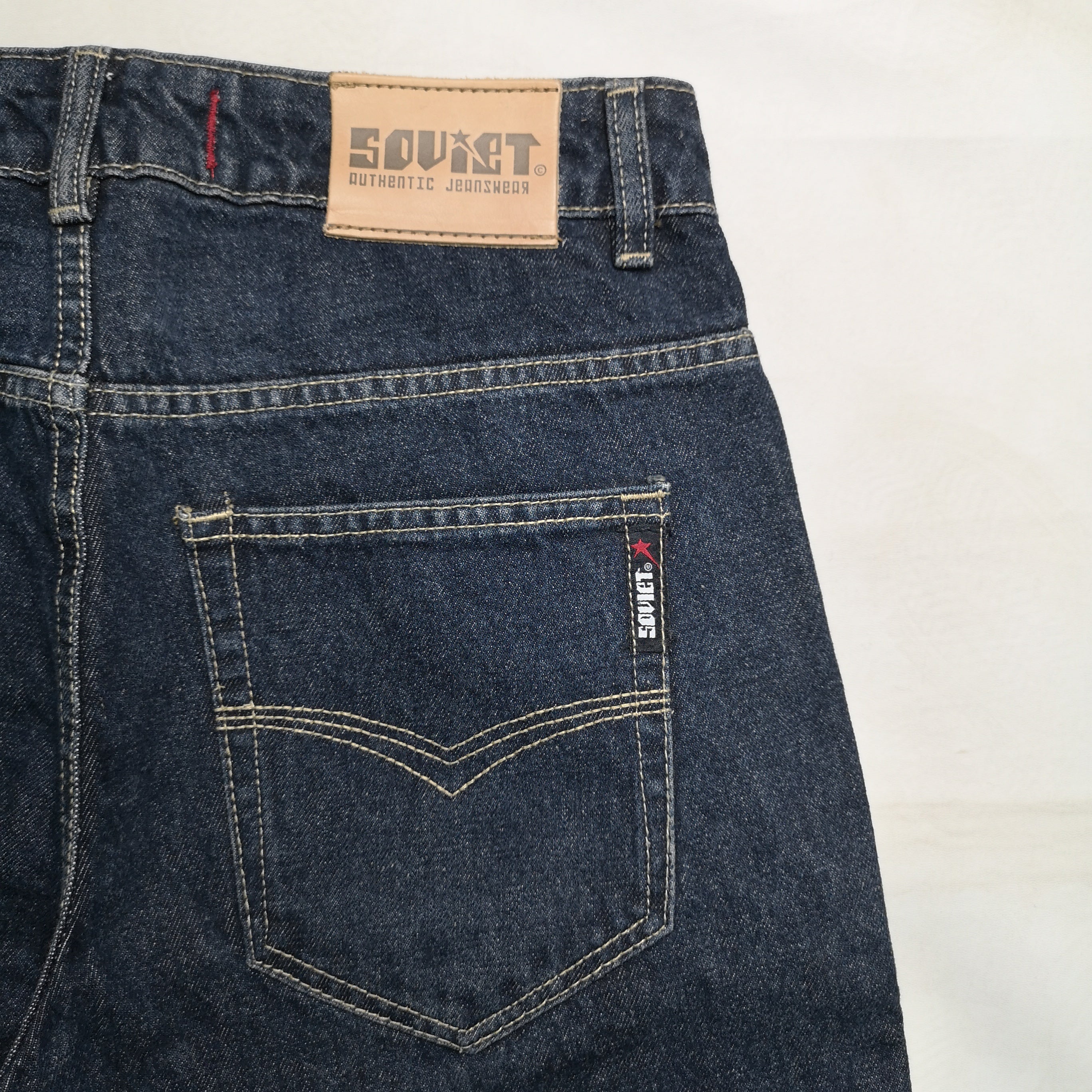 Soviet Blue Black Impact Jeans