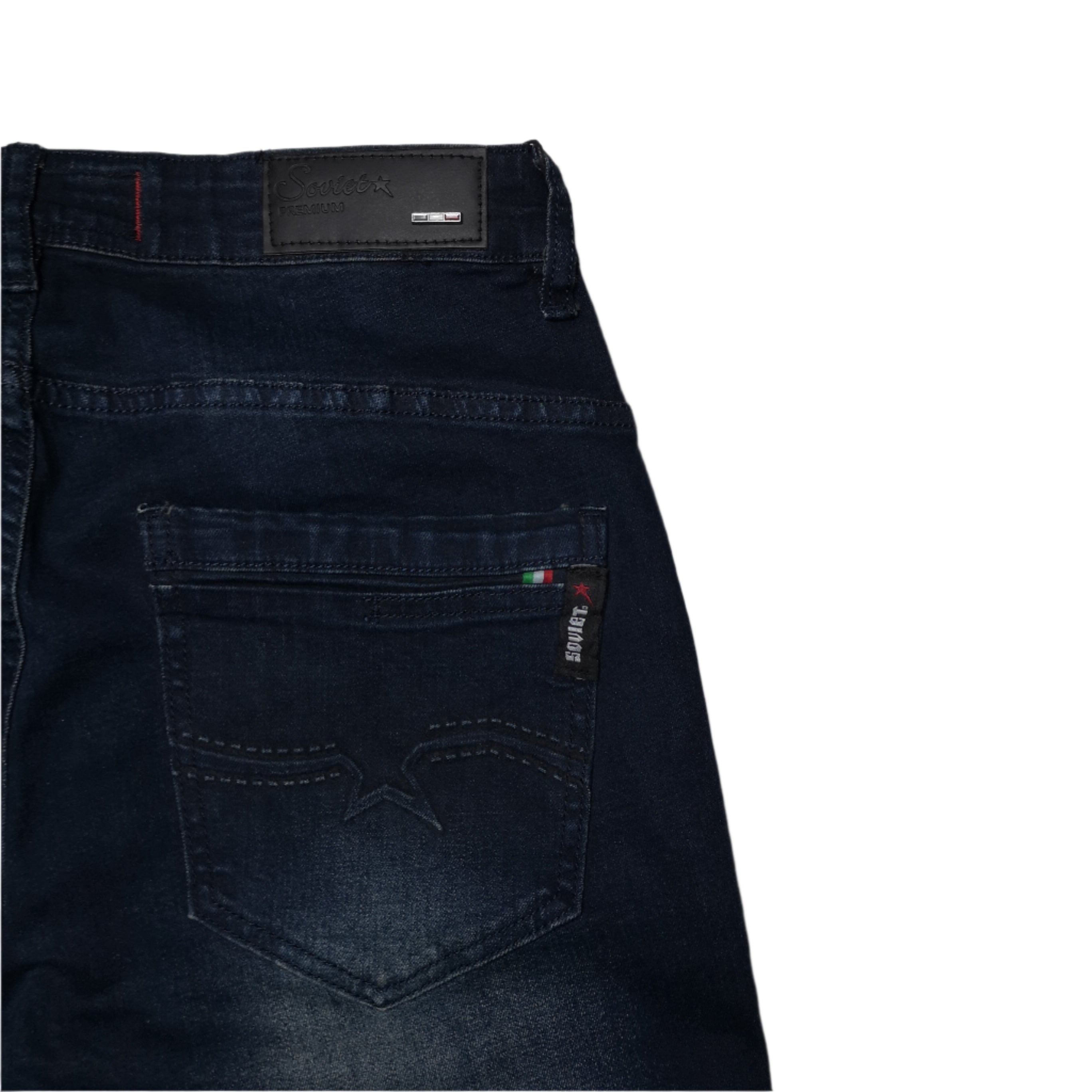 Soviet Burton Blue Black Jeans