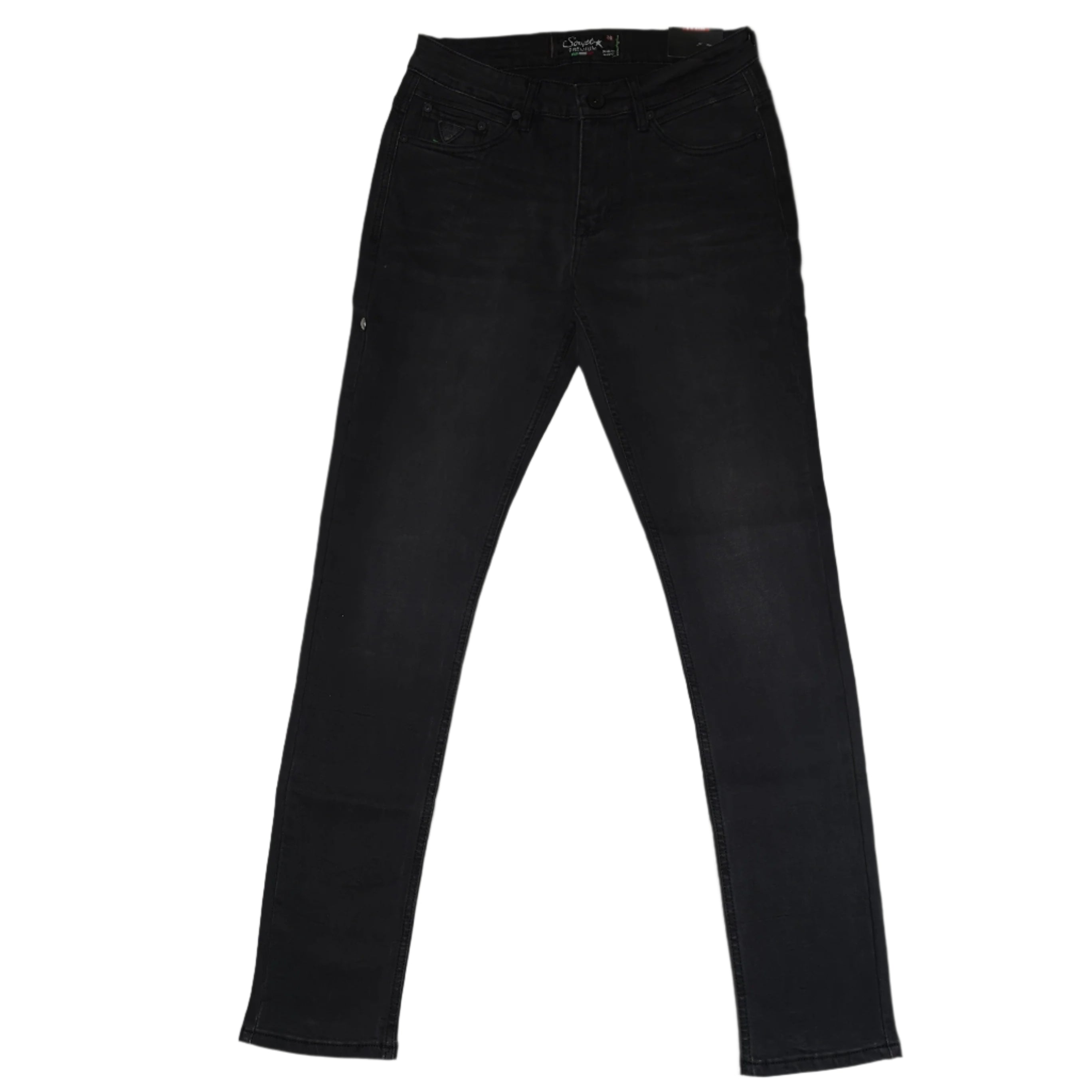 Soviet Mendrick Black Slim Jeans