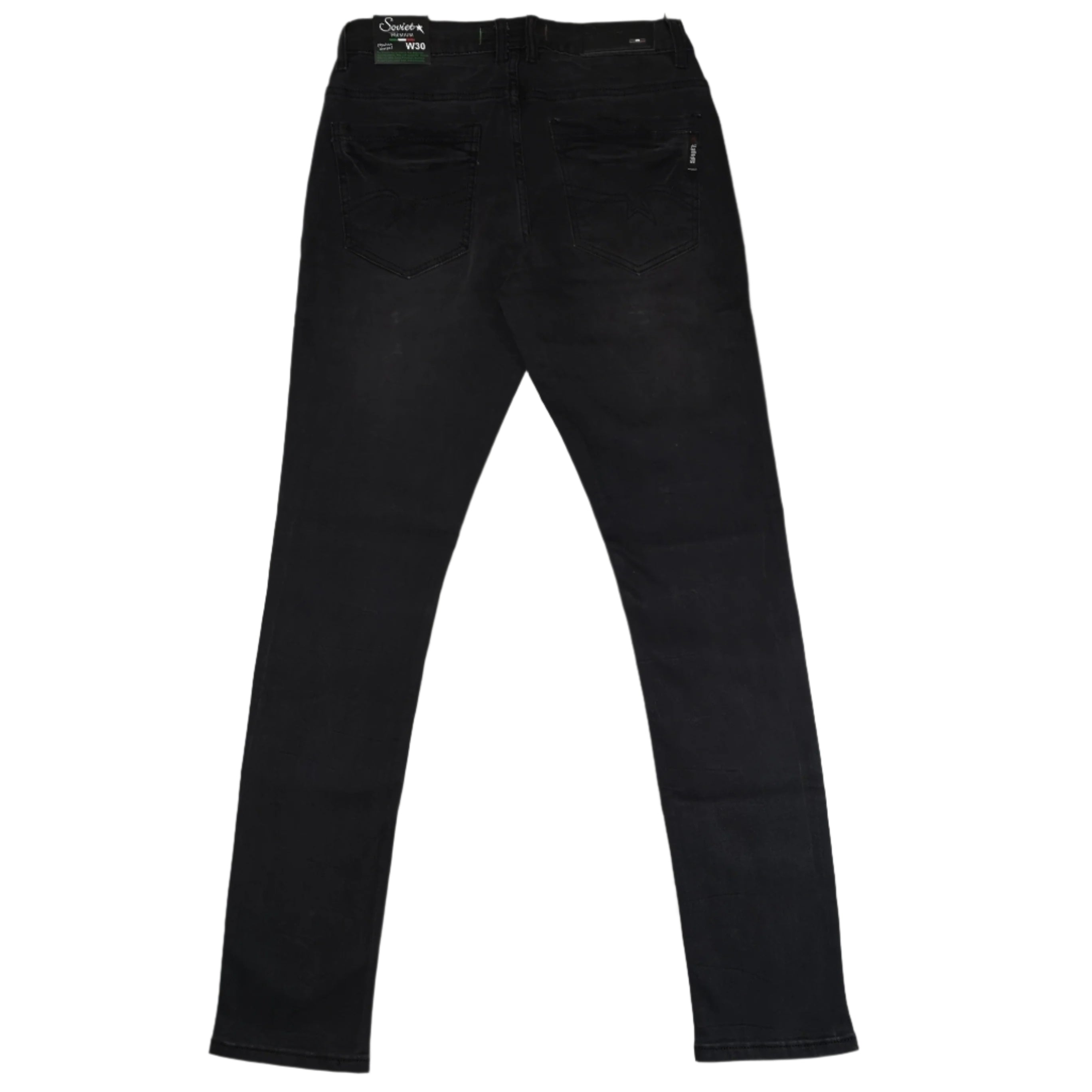 Soviet Mendrick Black Slim Jeans
