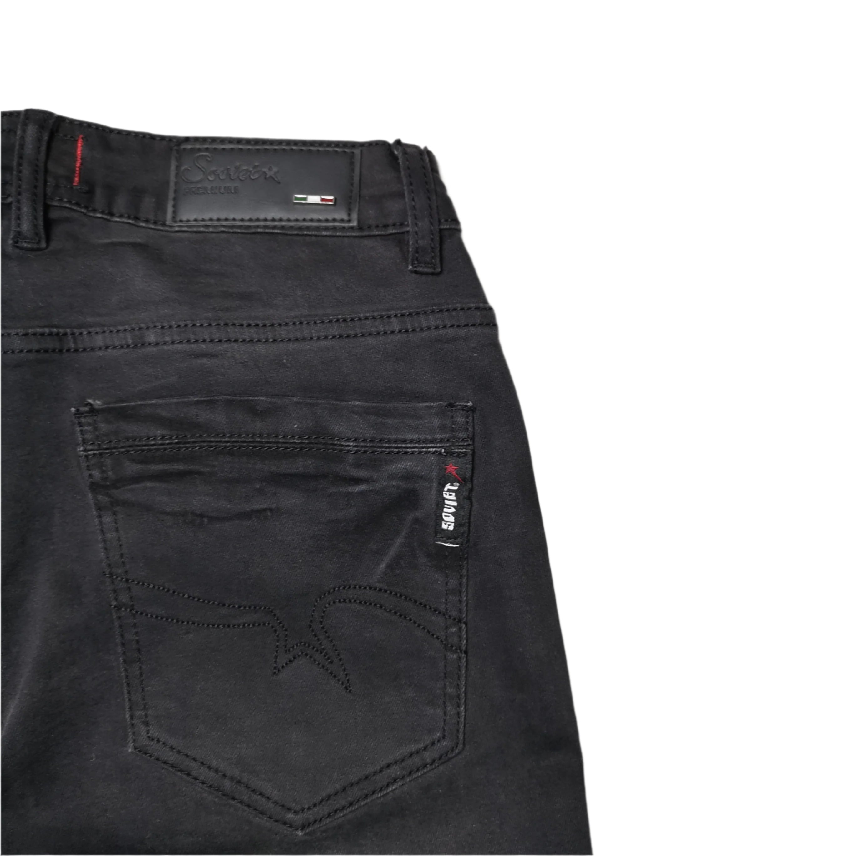 Soviet Mendrick Black Slim Jeans