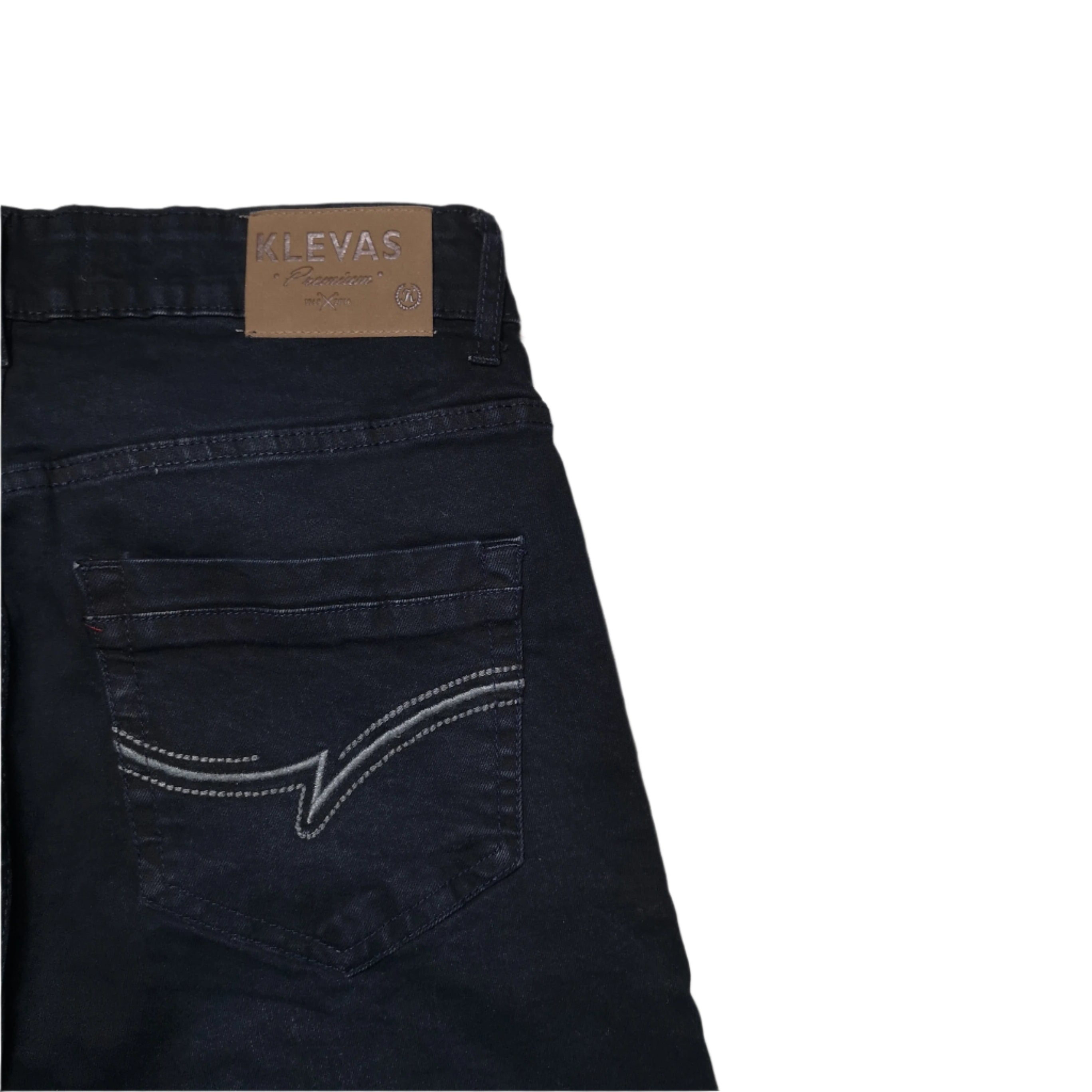Klevas Dory Mens Blue Black Jeans