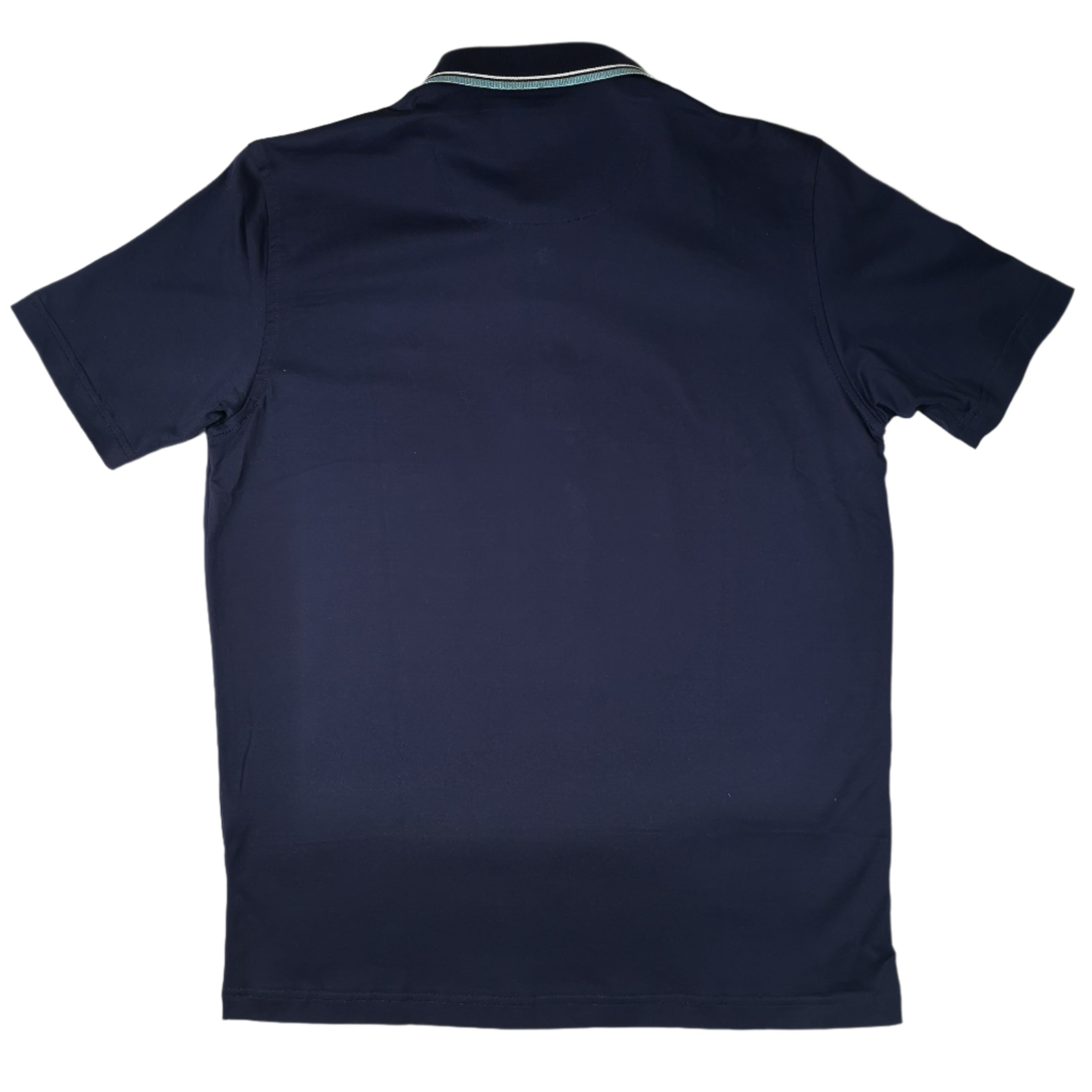 Zuccino Italy SS Double Mercerized Navy Golfer