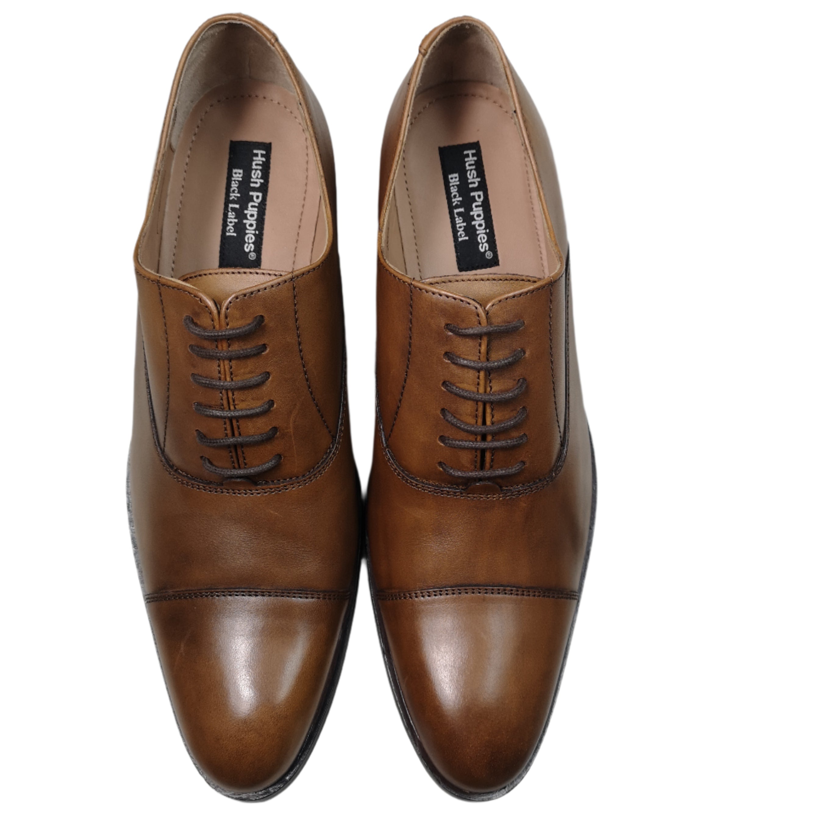 Hush Puppies Wakely Dark Tan Leather
