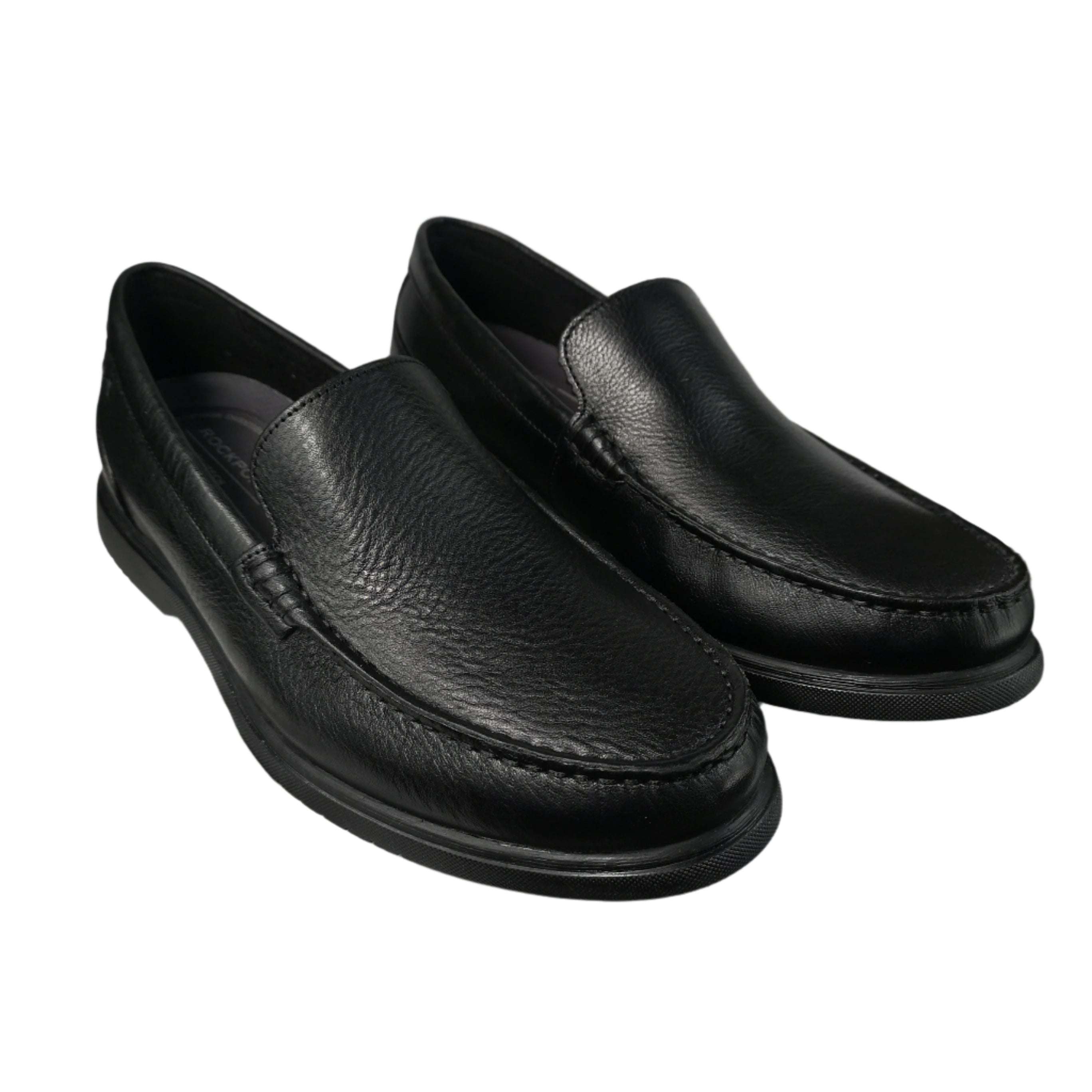 Rockport Leather Jensen Mocassin Black Shoe