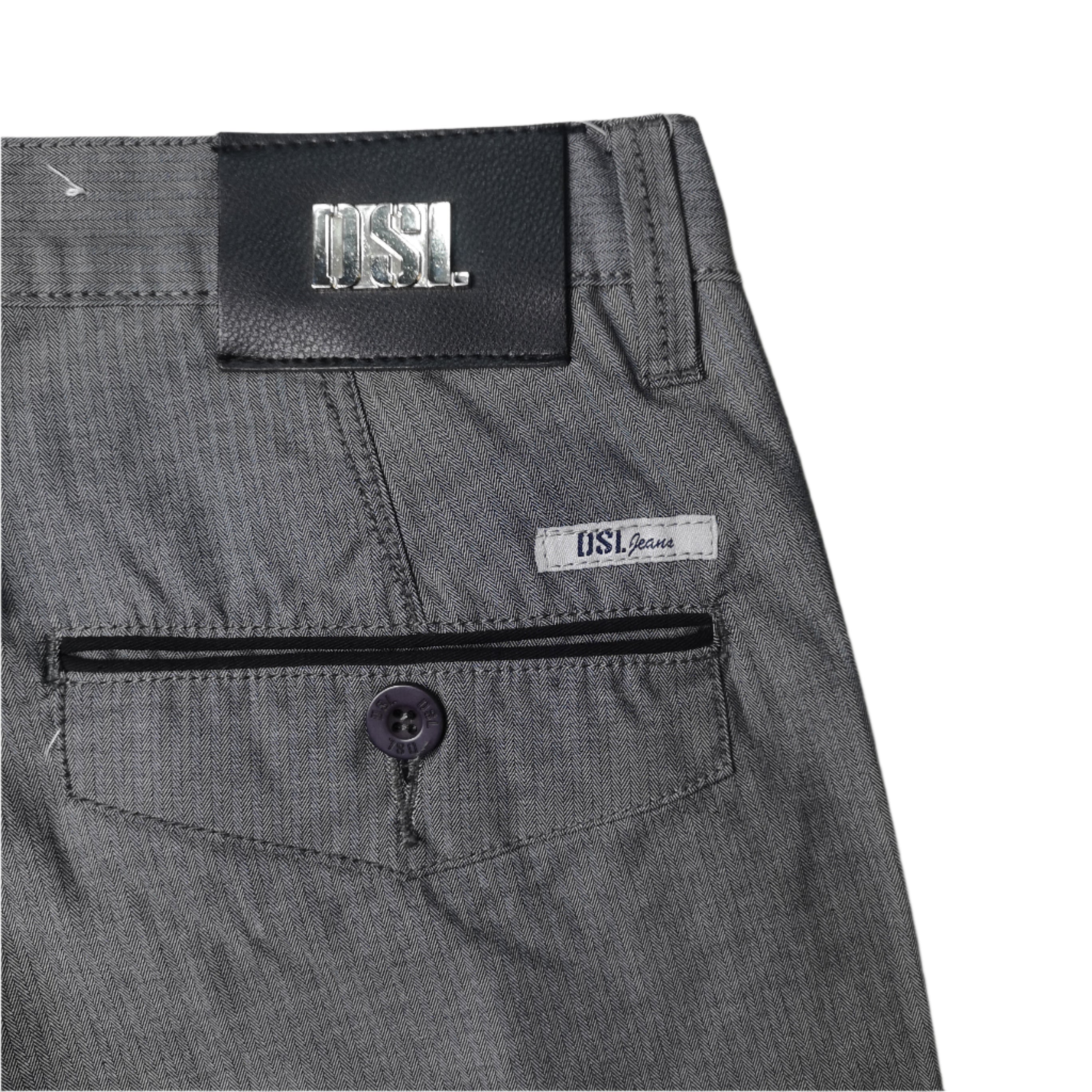 DSL Charcoal Smart Slim Casual Pants