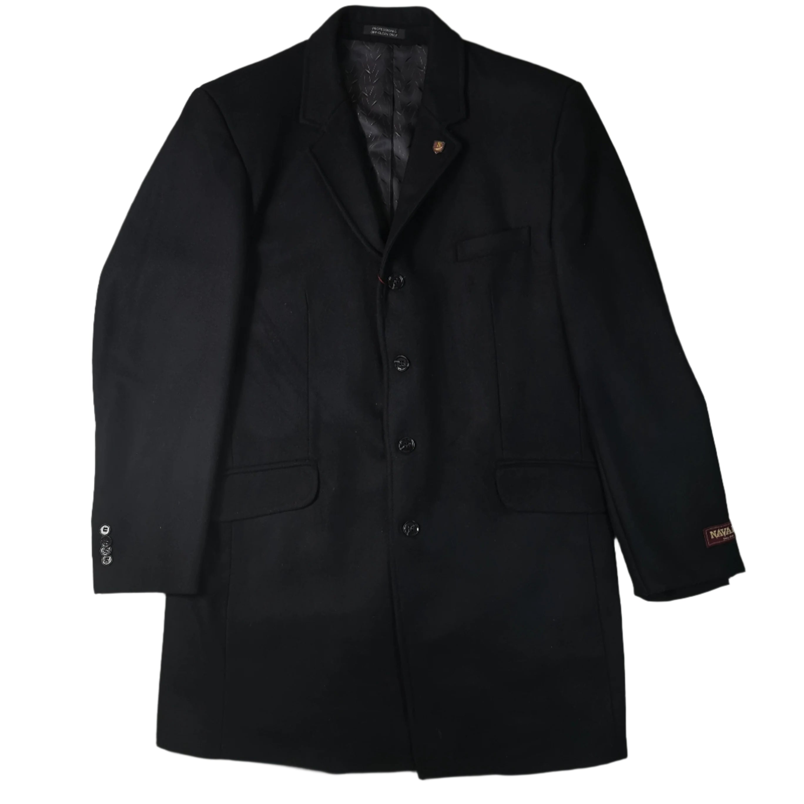 Navada Black Overcoat