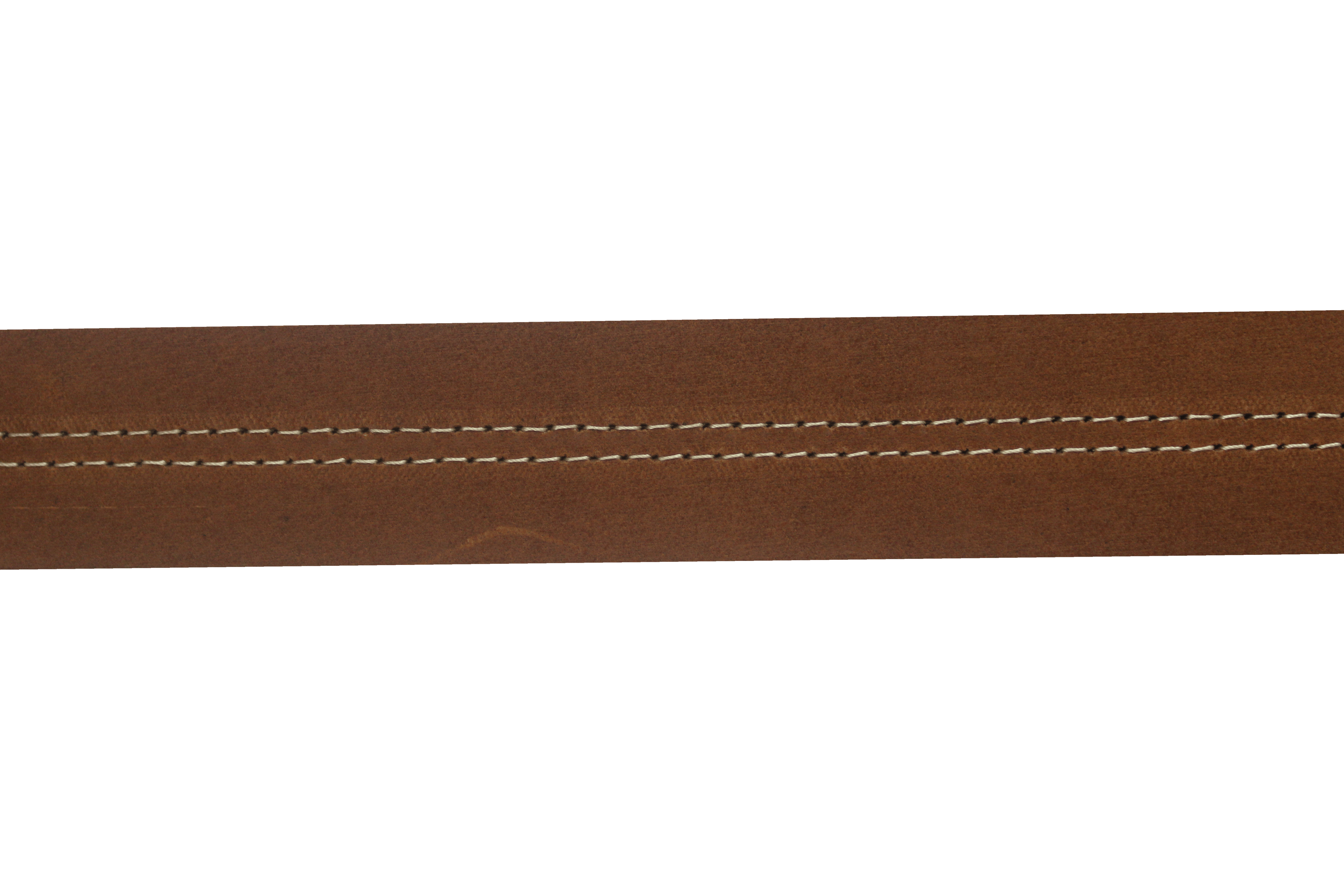 RAW HYDE WHITE STRIPE BROWN BELT