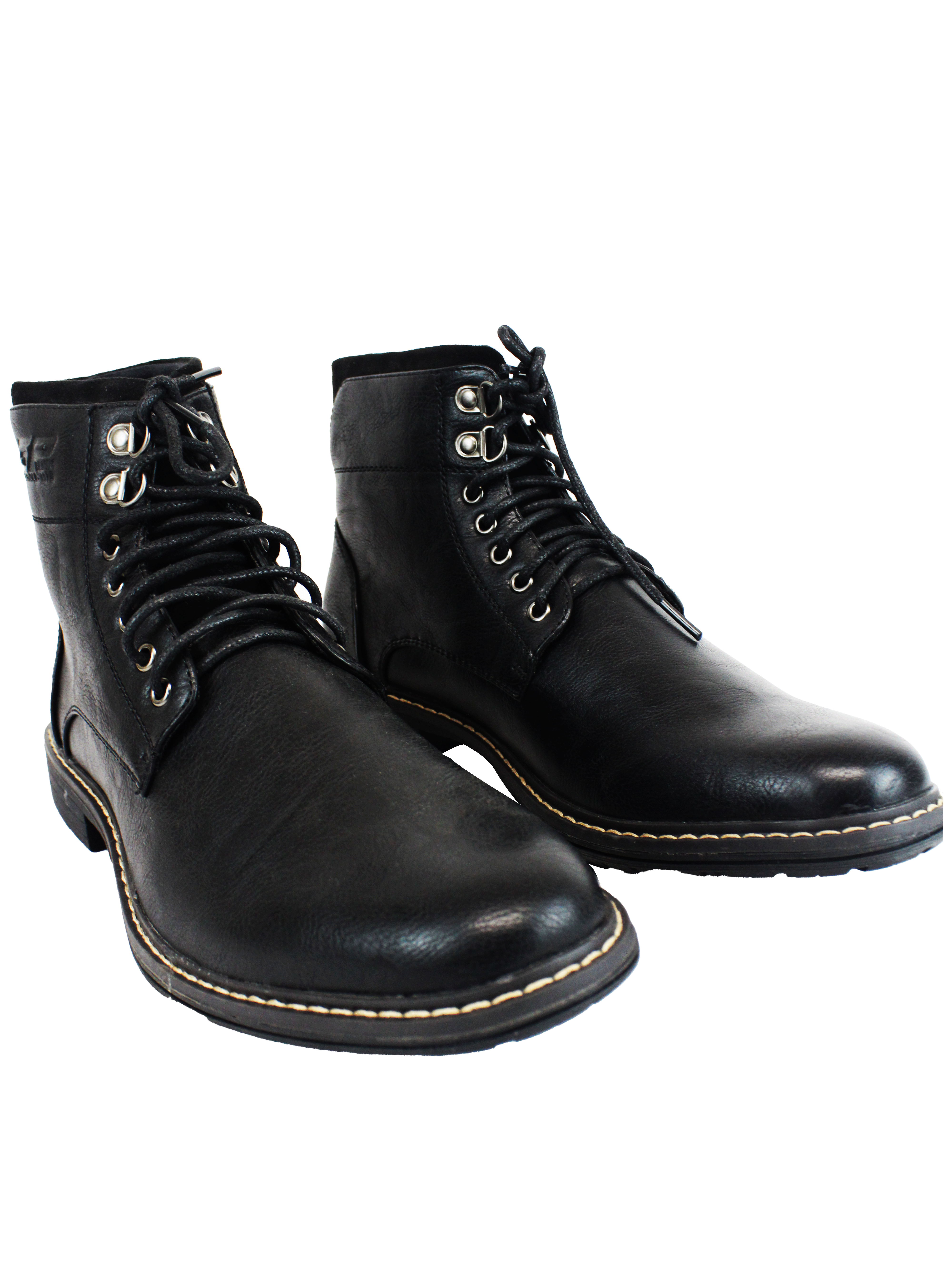 GINO PAOLI Black Lace Up Boot