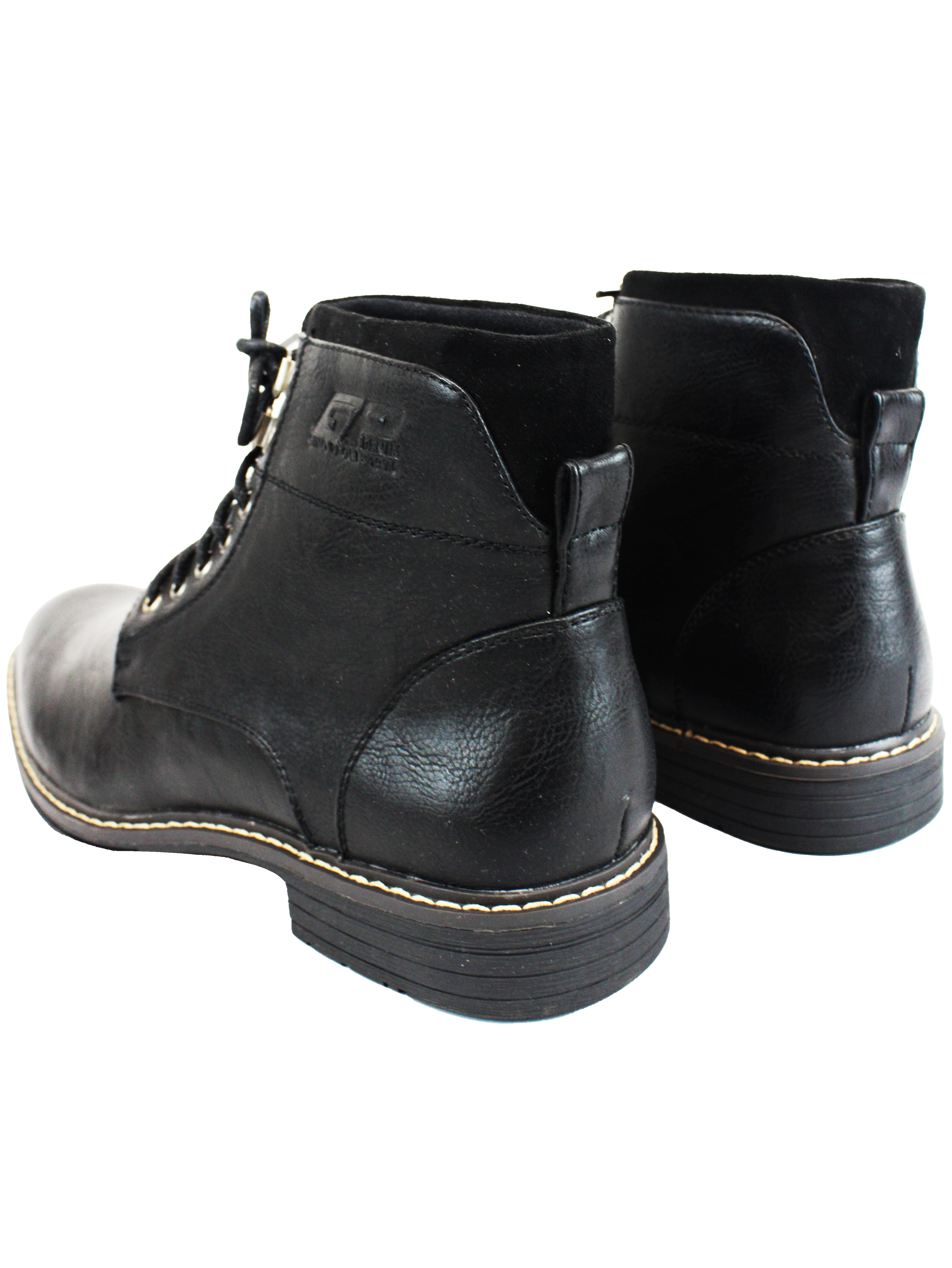 GINO PAOLI Black Lace Up Boot
