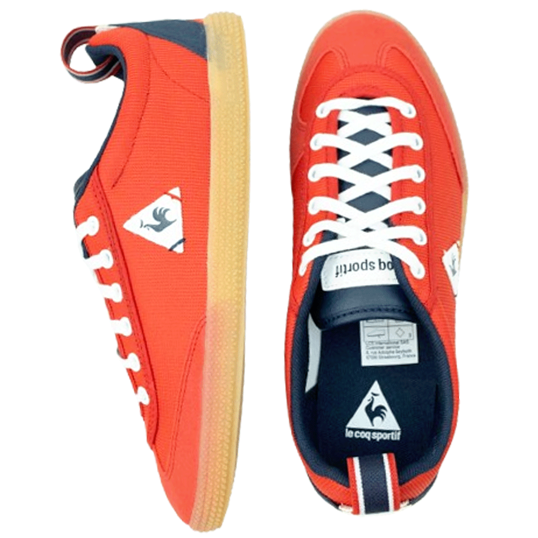 Lecoq Sportif Provencale Nylon Lo Red Sneaker