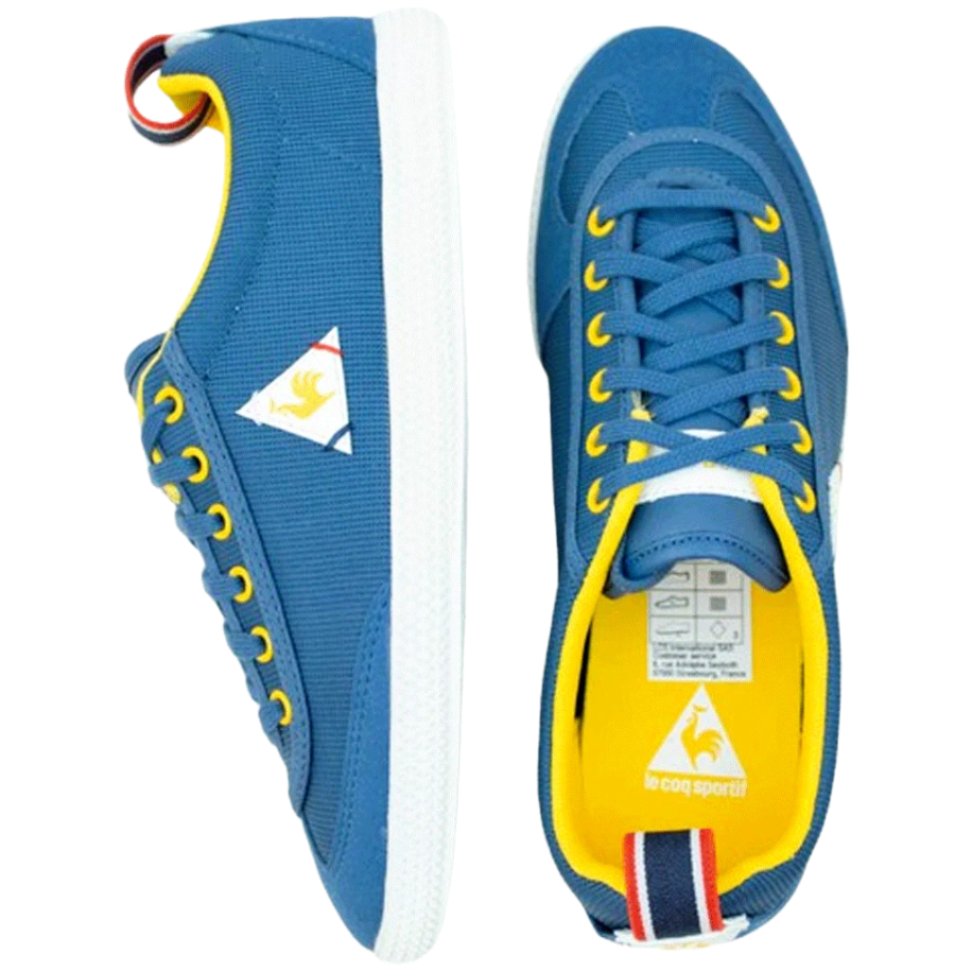 Lecoq Sportif Provencale Nylon Denim Mustard Sneaker