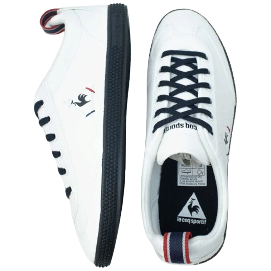 Lecoq Sportif Provencale Optical White & Black Sneaker