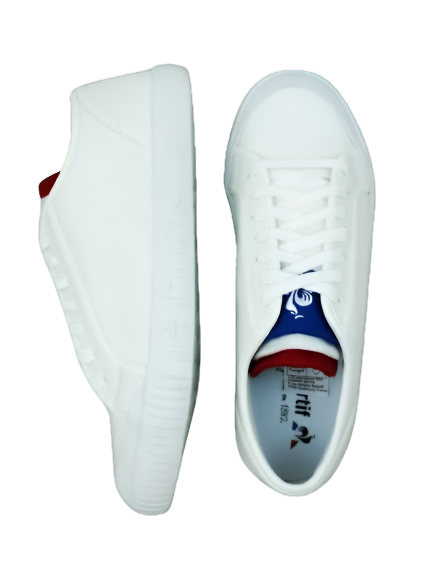 Lecoq Sportif Nationale Premium Leather White Sneaker