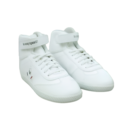 Lecoq Sportif Boys Provencale Mid Boot White Silver