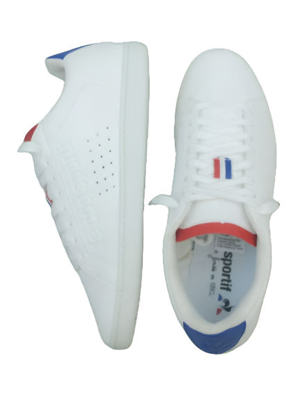 Lecoq Sportif Courtset Optical White Sneaker