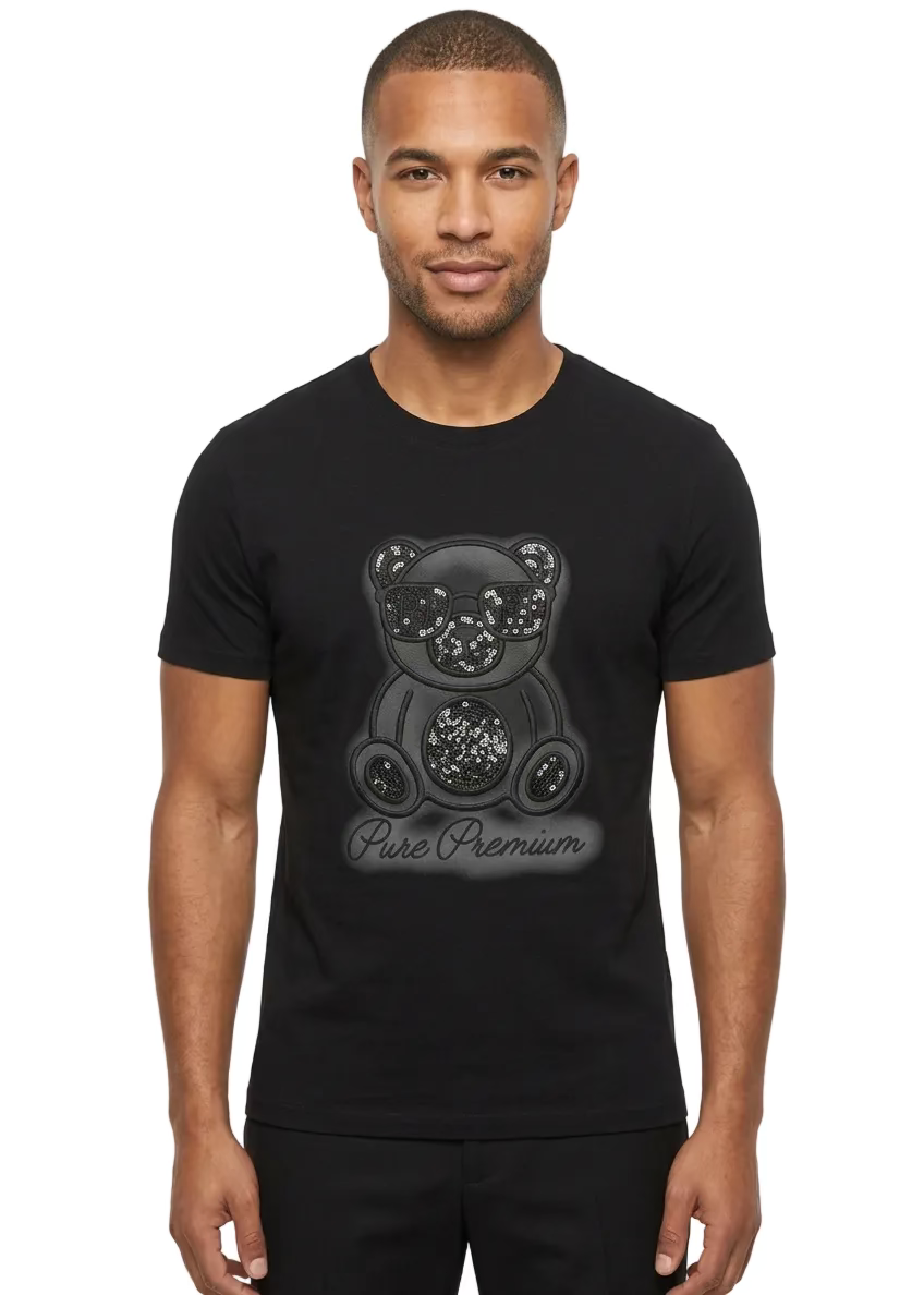 Pure Premium Roxa Black T-Shirt
