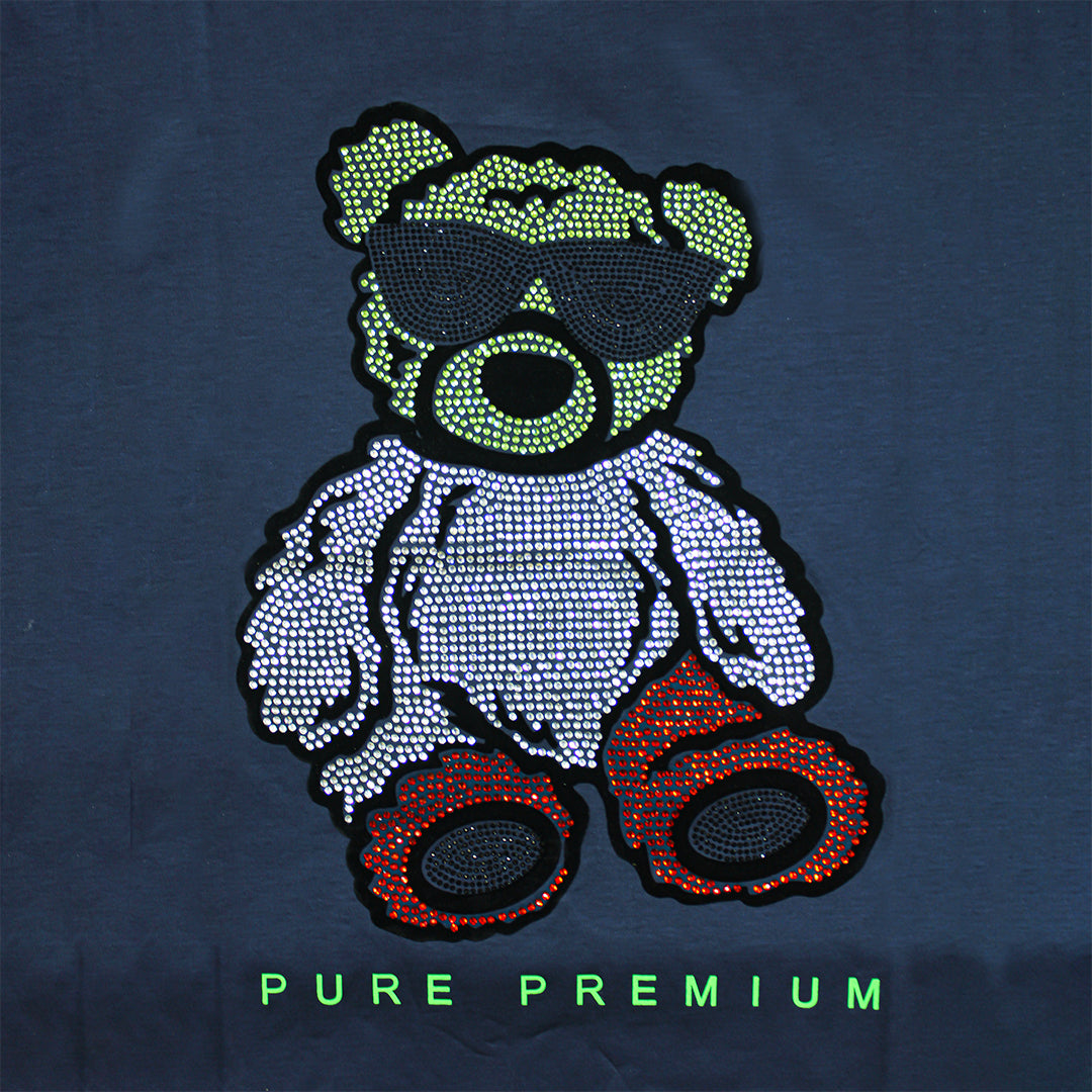 Pure Premium Teddy Nata Navy T Shirt