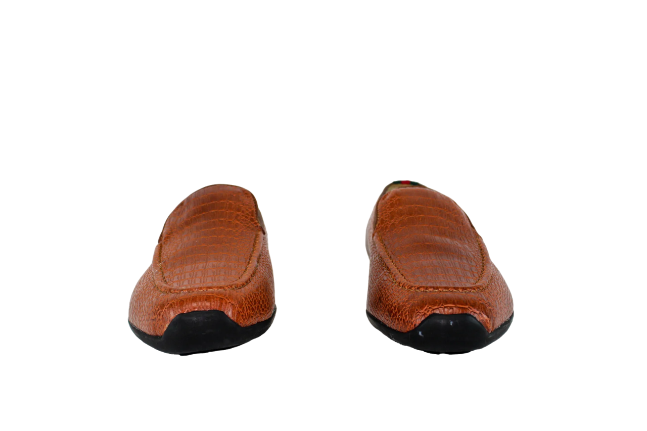 RM x MMS CROC Italian LEATHER RUST