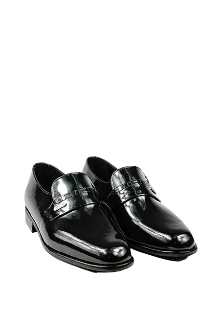 John Drake Leather Heritage Moccassin Black