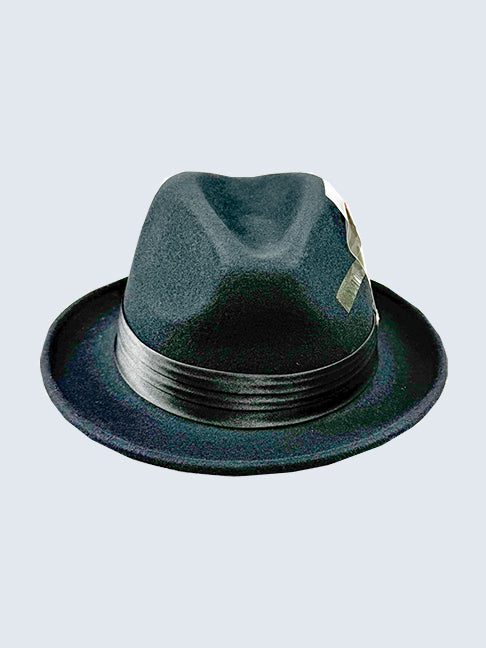 Leonardo Black Formal Hat