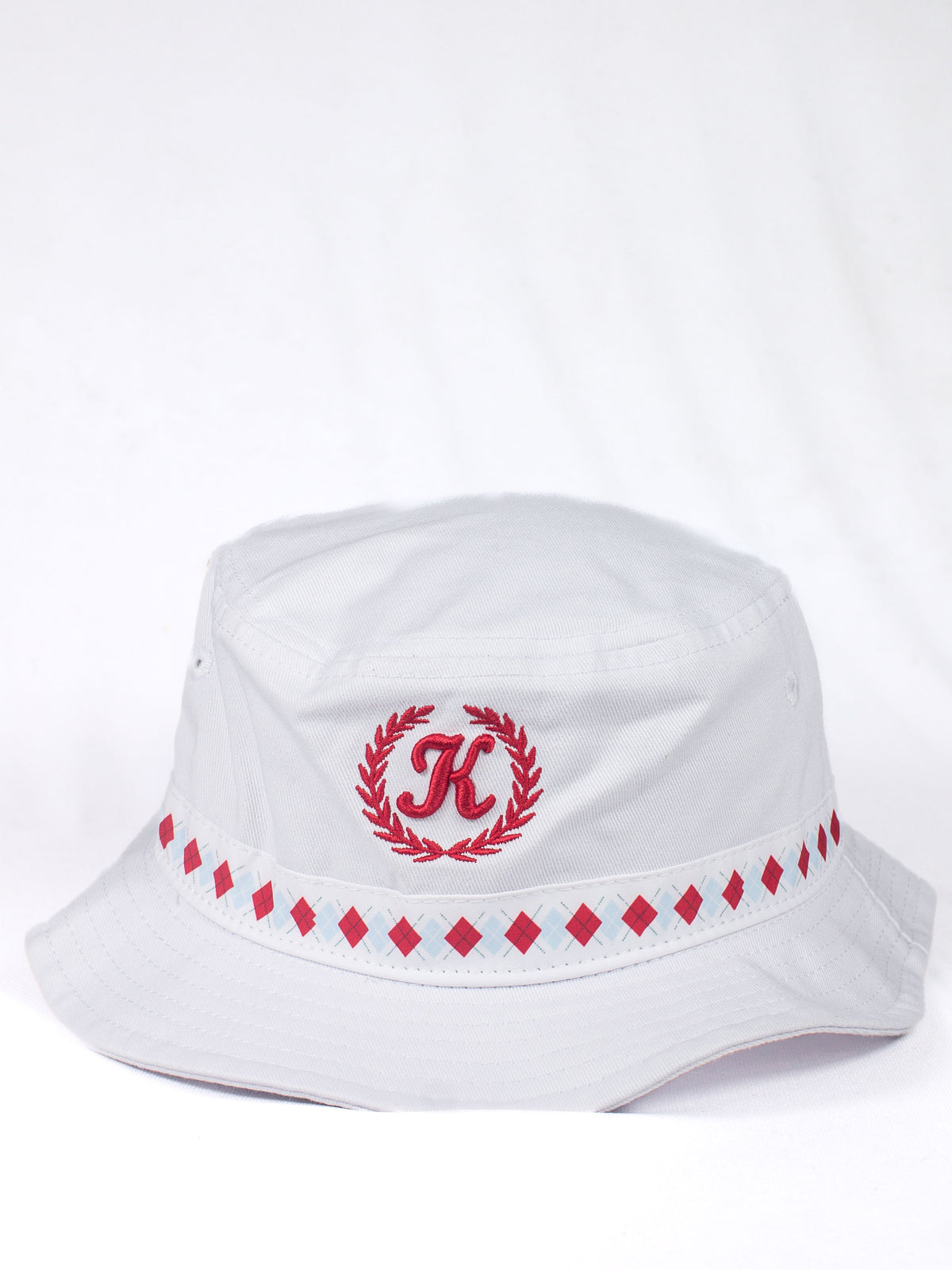 Klevas Nuno White Sporty Bucket Hat