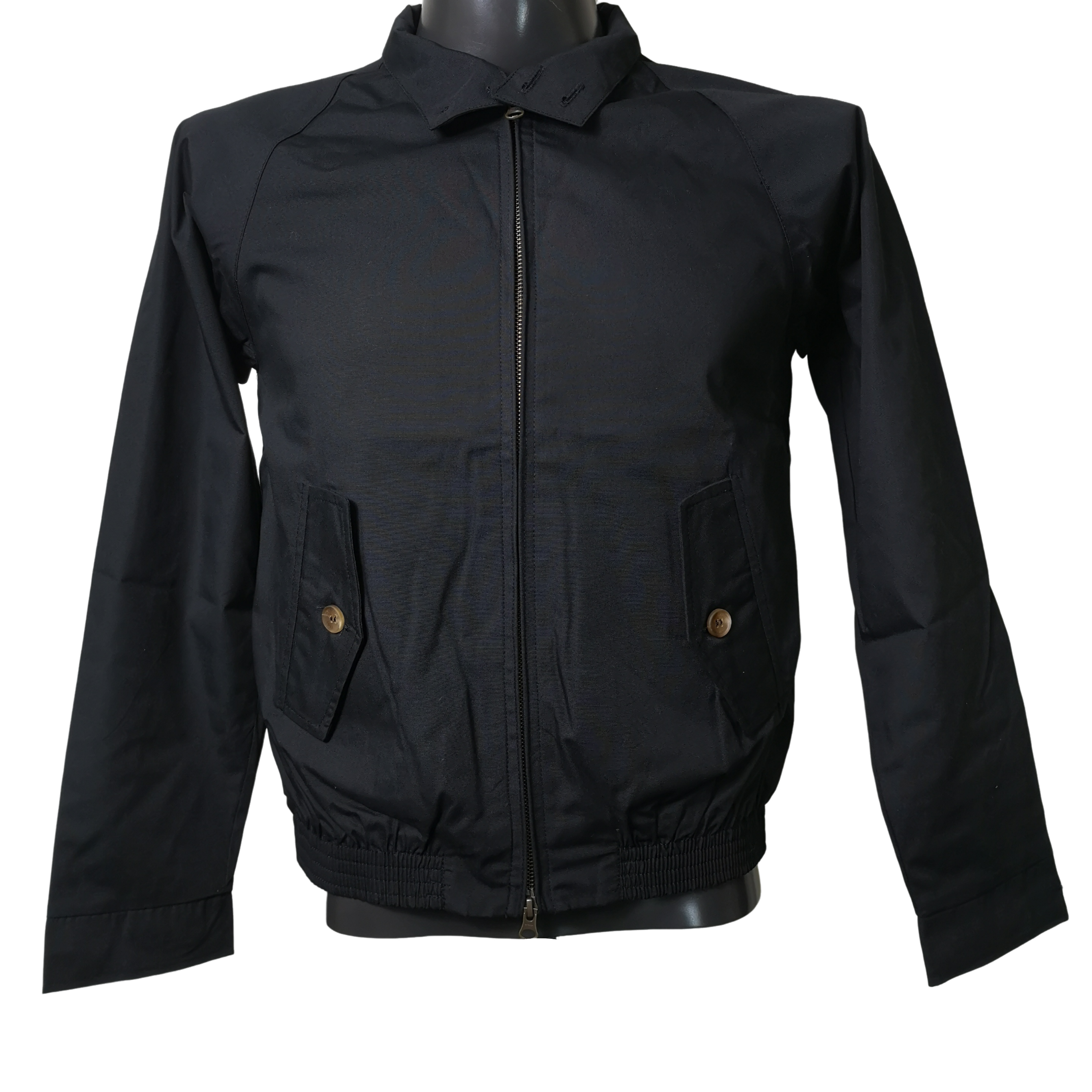 London Fog Black Harrington Jacket