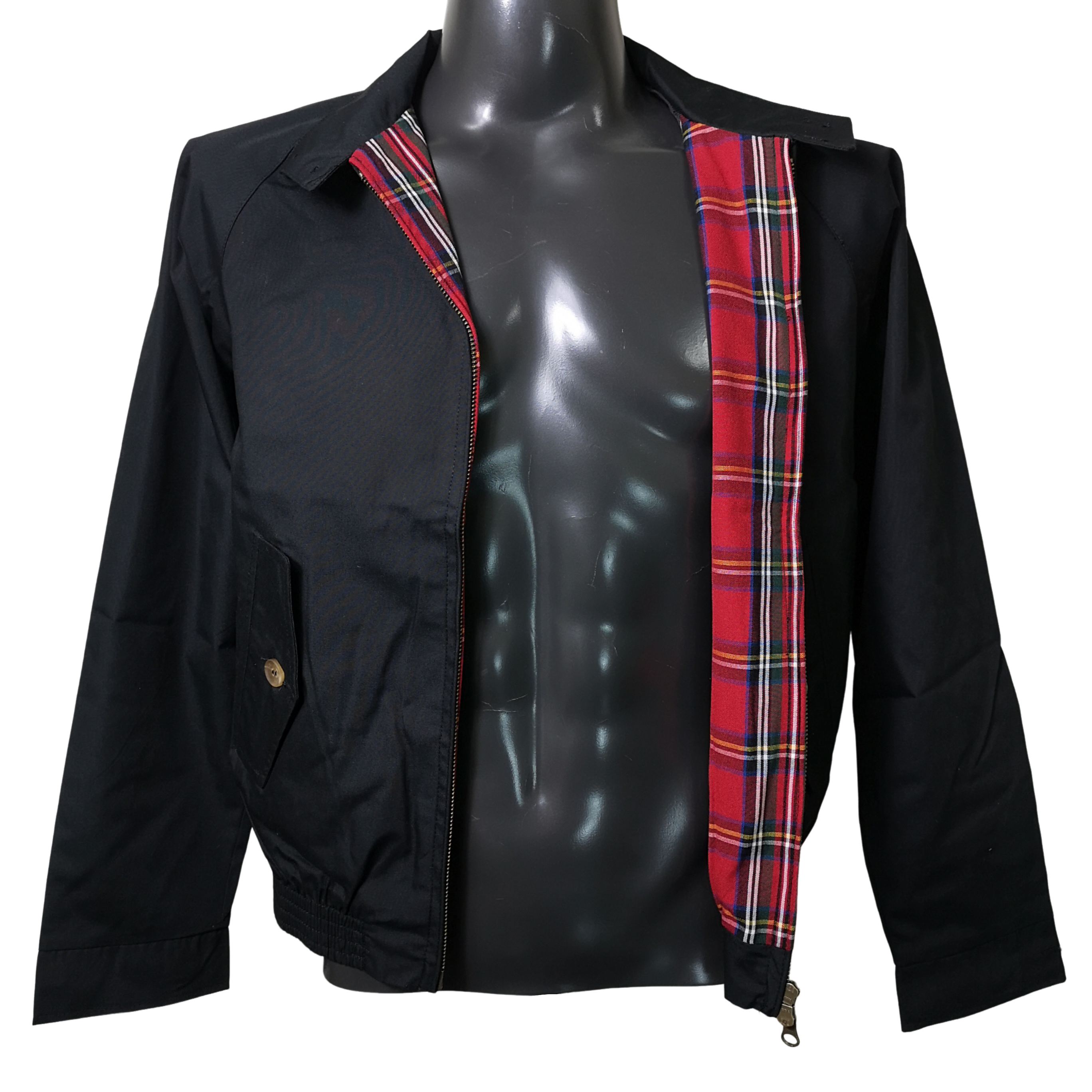 London Fog Black Harrington Jacket