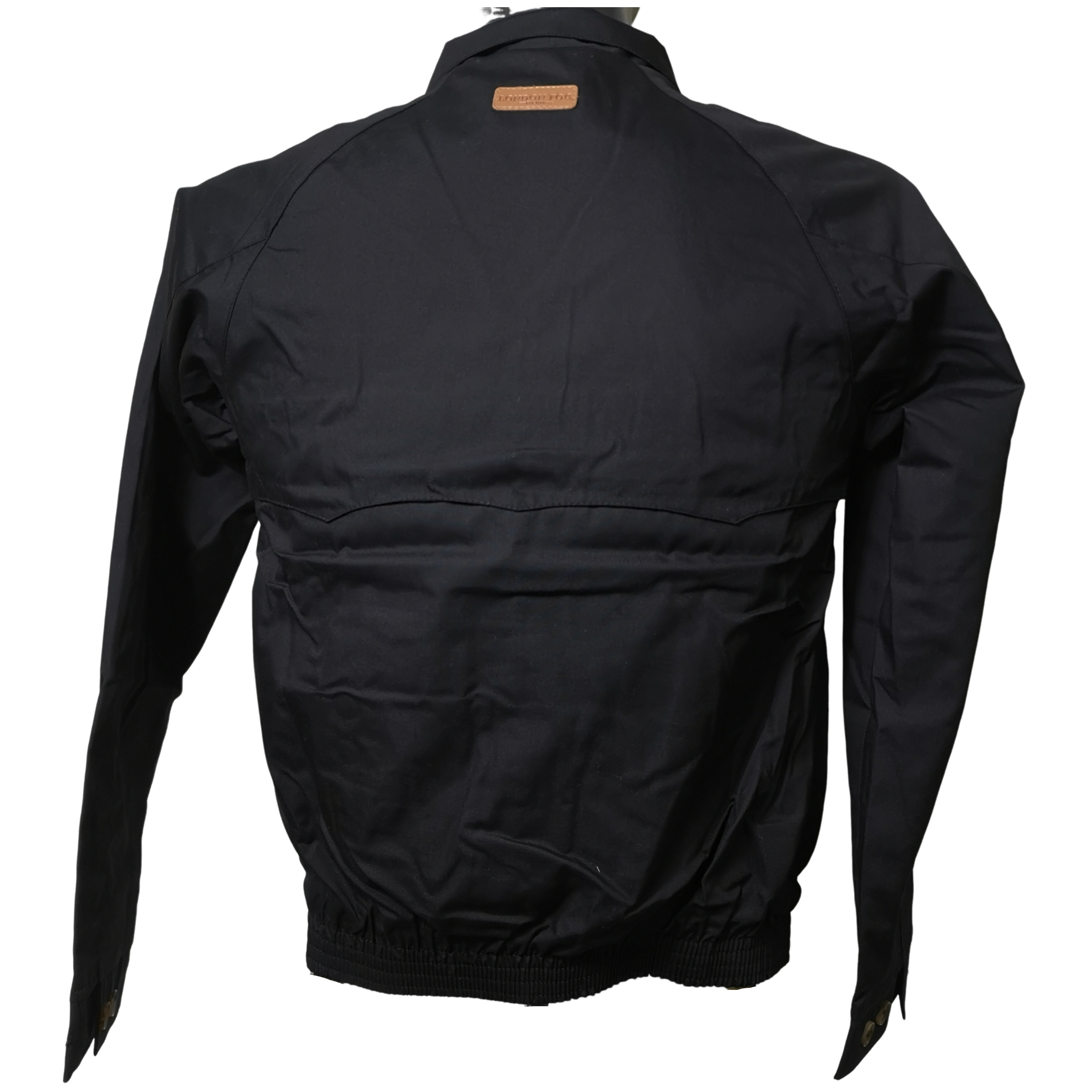 London Fog Black Harrington Jacket