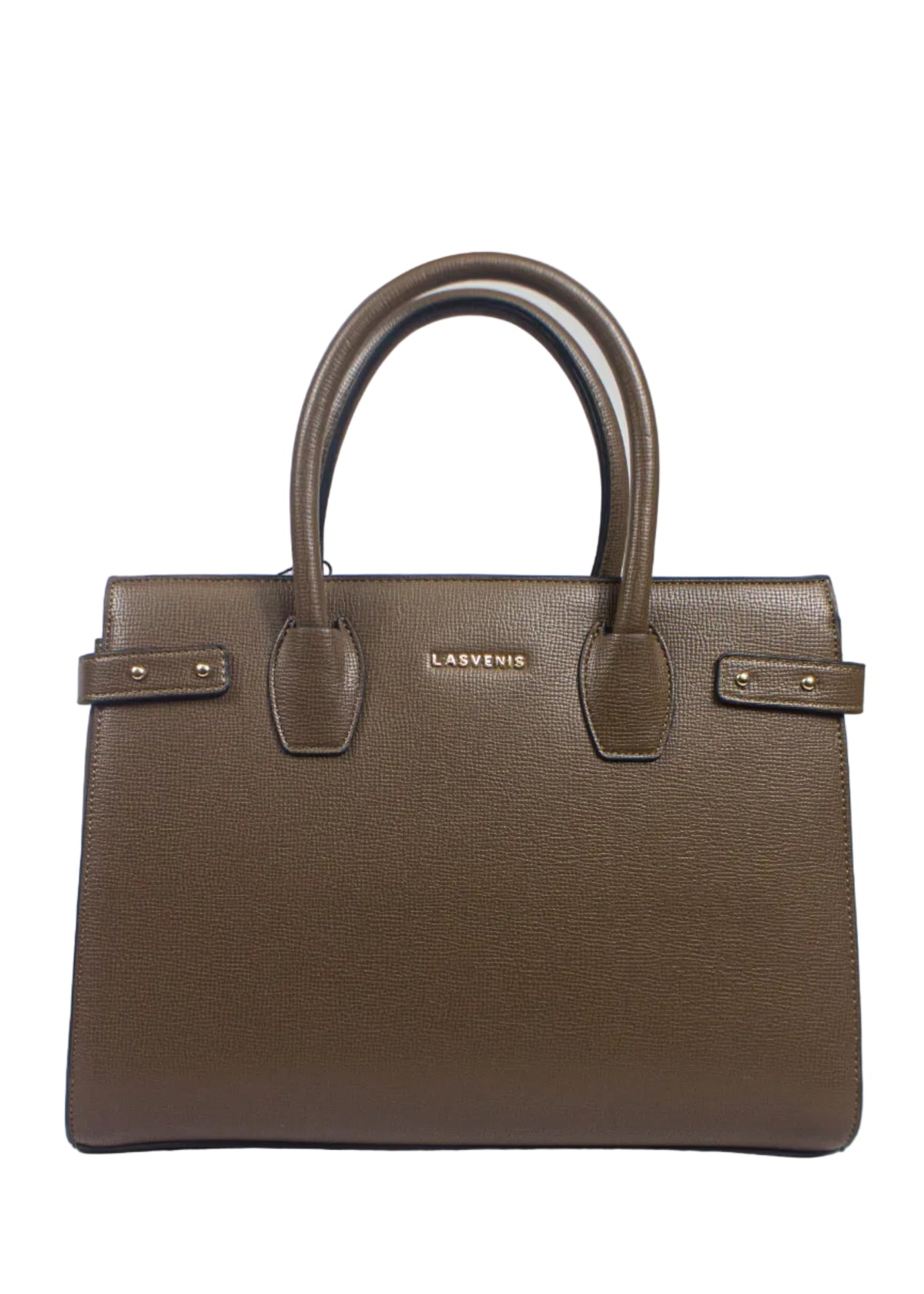 Lasvenis Ladies Handbag - Black - Coffee