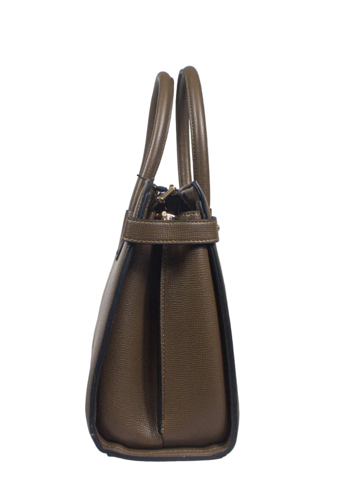 Lasvenis Ladies Handbag - Black - Coffee