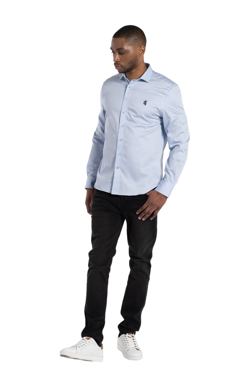 Pringle Light Blue Tailored Slim Fit