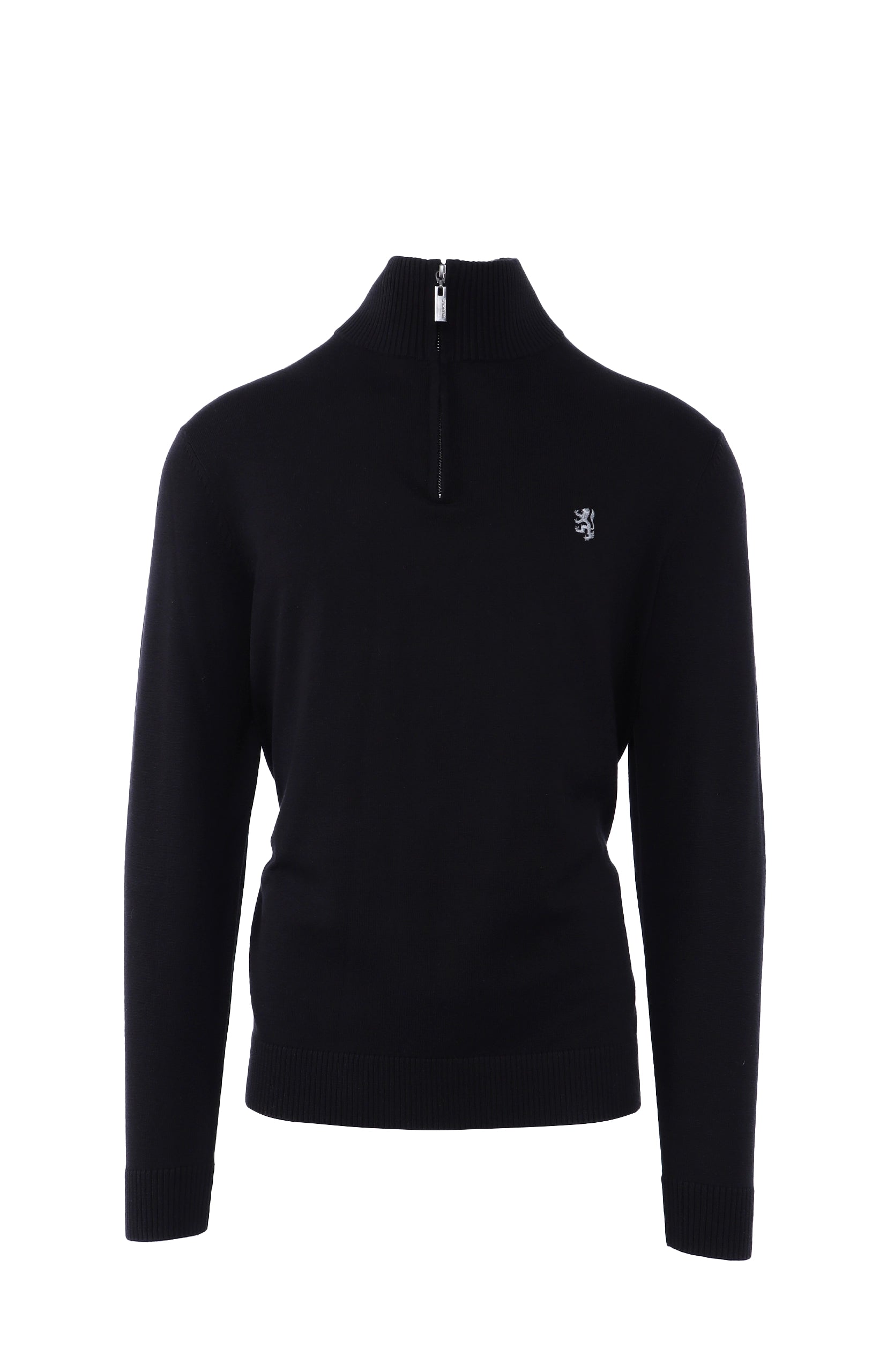 Pringle 1/4 Zip Black Sweater Knitwear