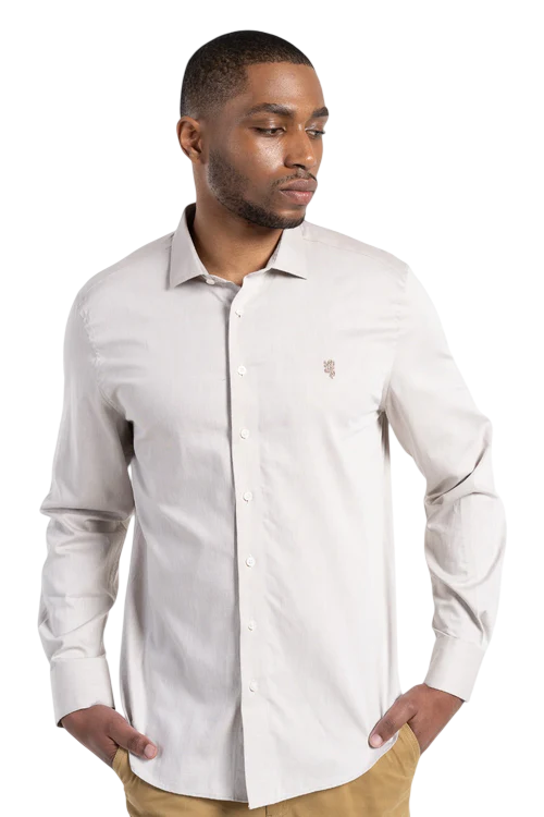 Pringle LS Stone Slim Tailored Shirt