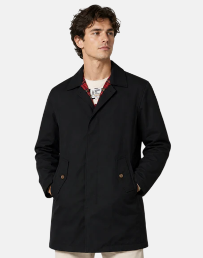 LONDON FOG Andes Black Long 3/4 Coat