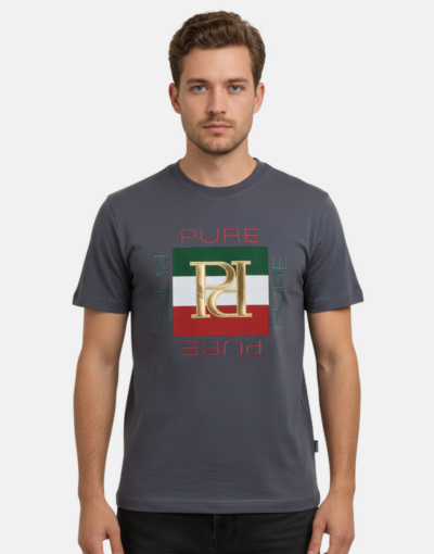 Pure Premium Sparzo Italia Charcoal T Shirt