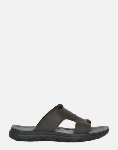Bronx Leather Choc Midtown Sandals