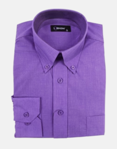 LORENZINI Regular Purple LS Shirt