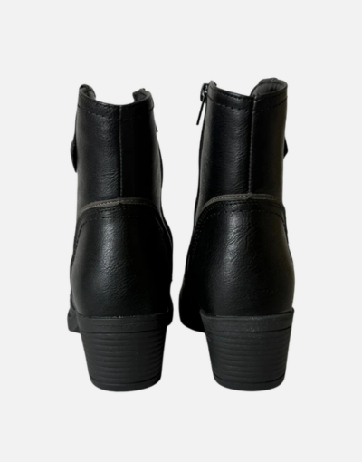 Hush Puppies Leather Soft Haruka Black Boot