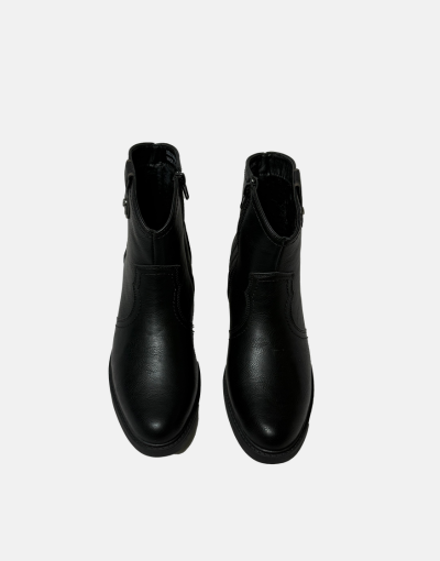 Hush Puppies Leather Soft Haruka Black Boot